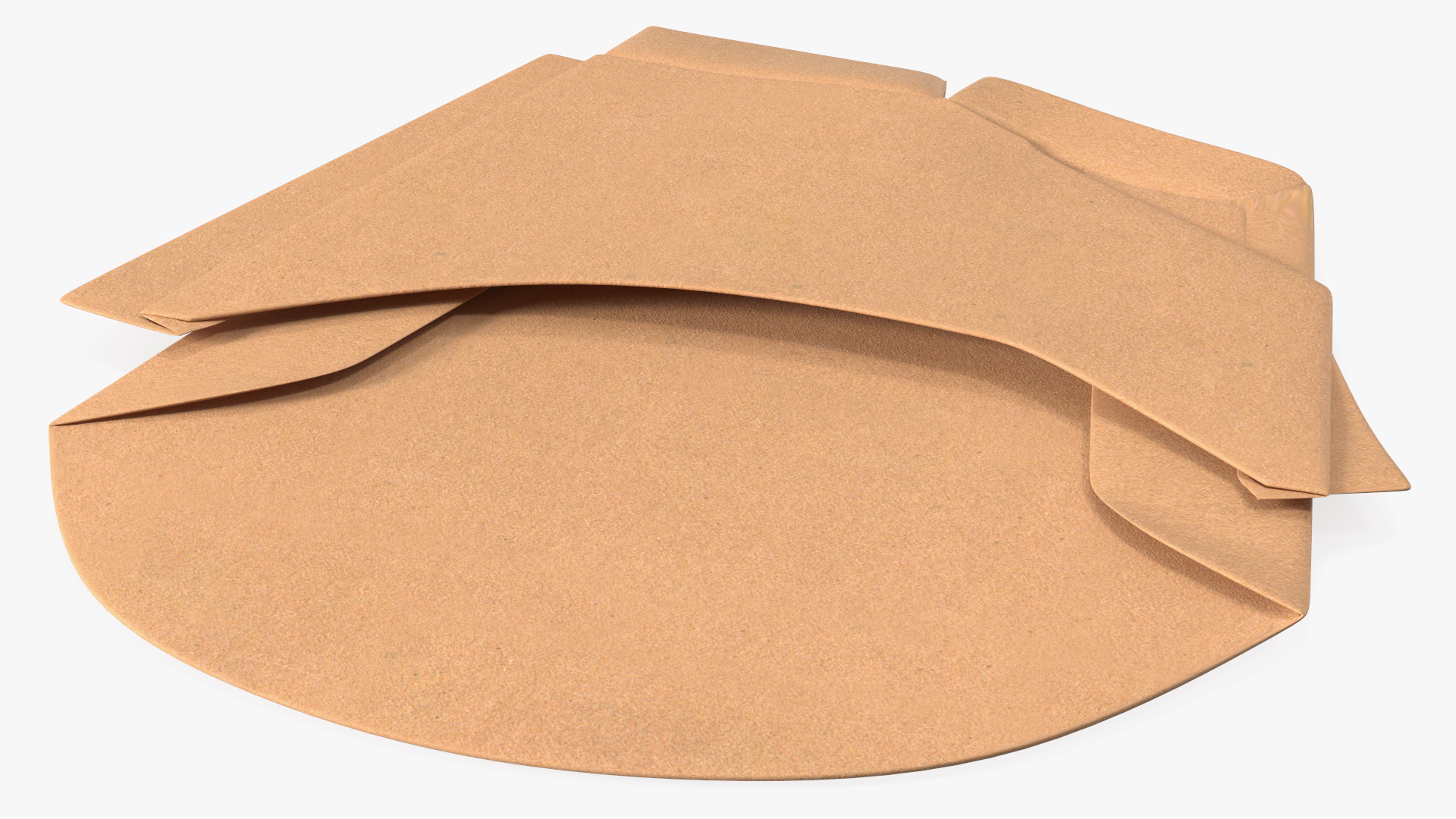 3D Crumpled French Fry Box Craft Paper Generic model