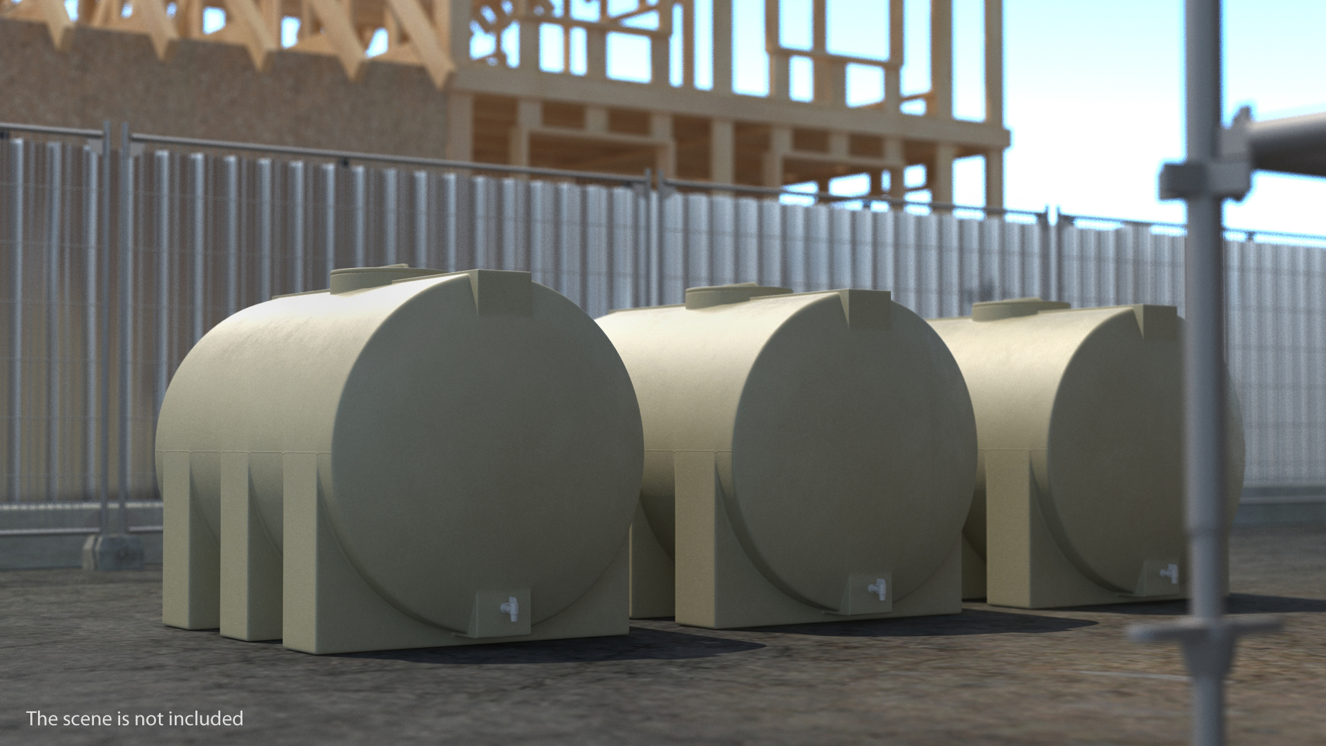 3D Water Storage Tank model