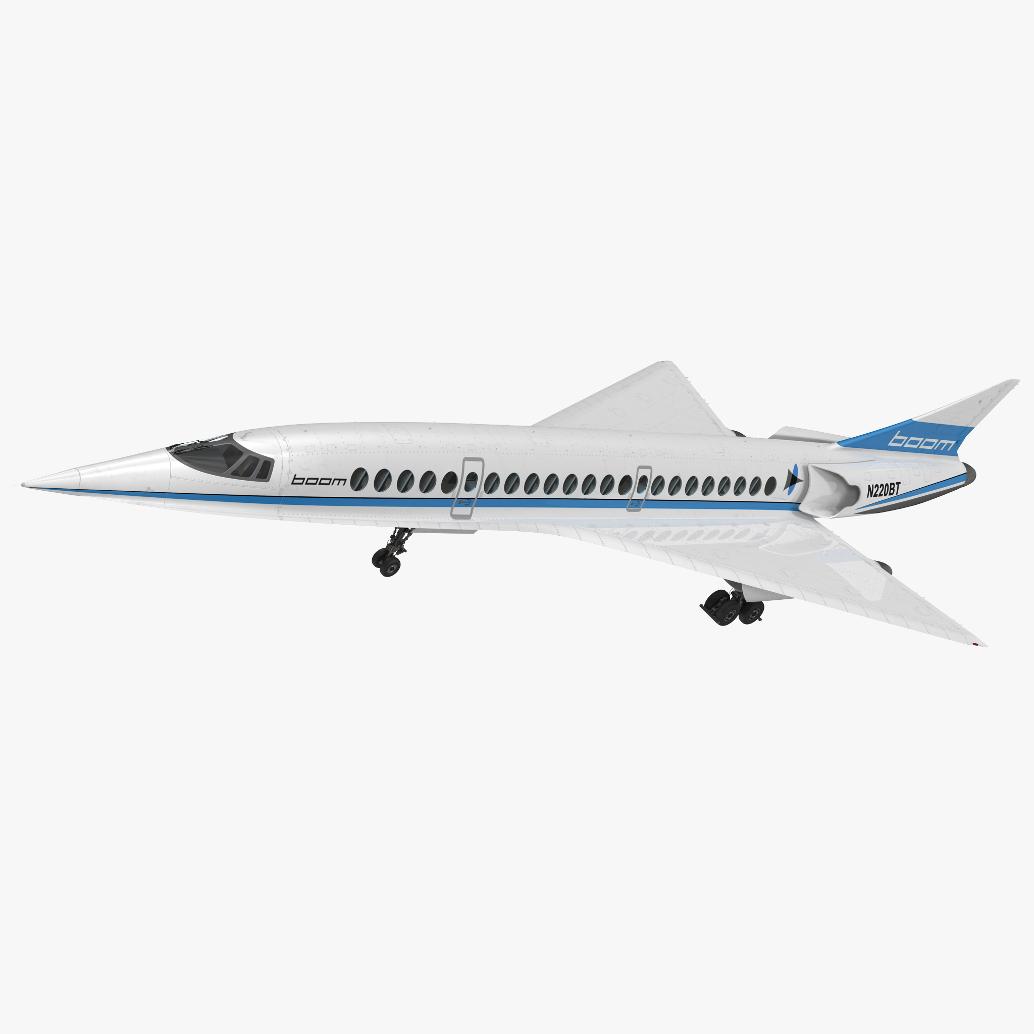 Boom Supersonic Jet, view 3
