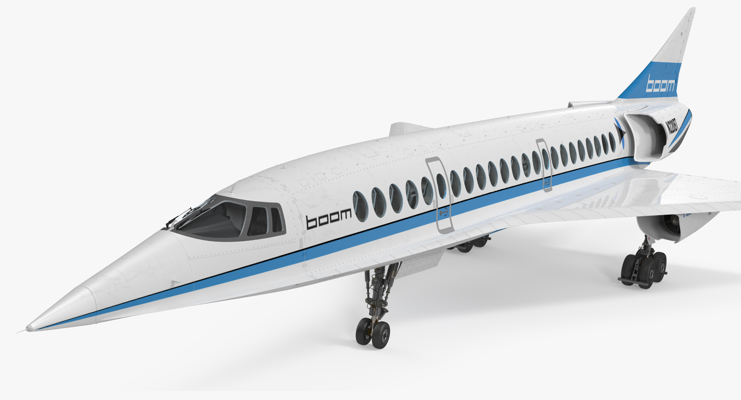 Boom Supersonic Jet 3D model