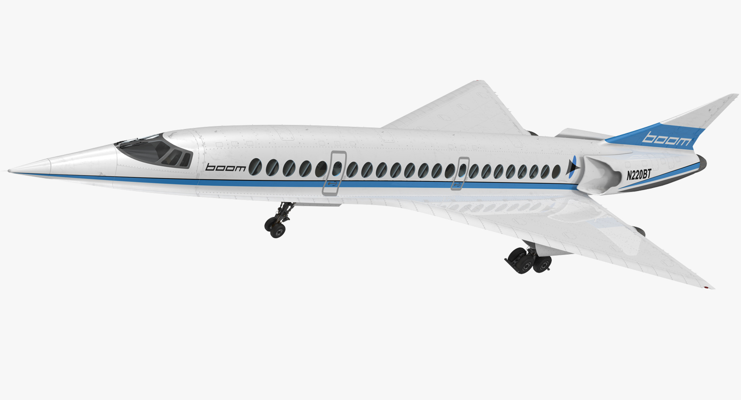 Boom Supersonic Jet 3D model