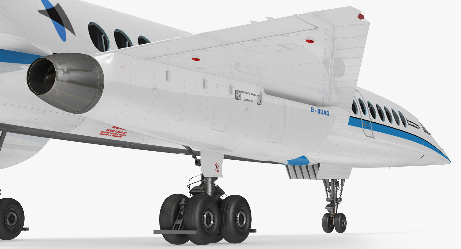 Boom Supersonic Jet 3D model