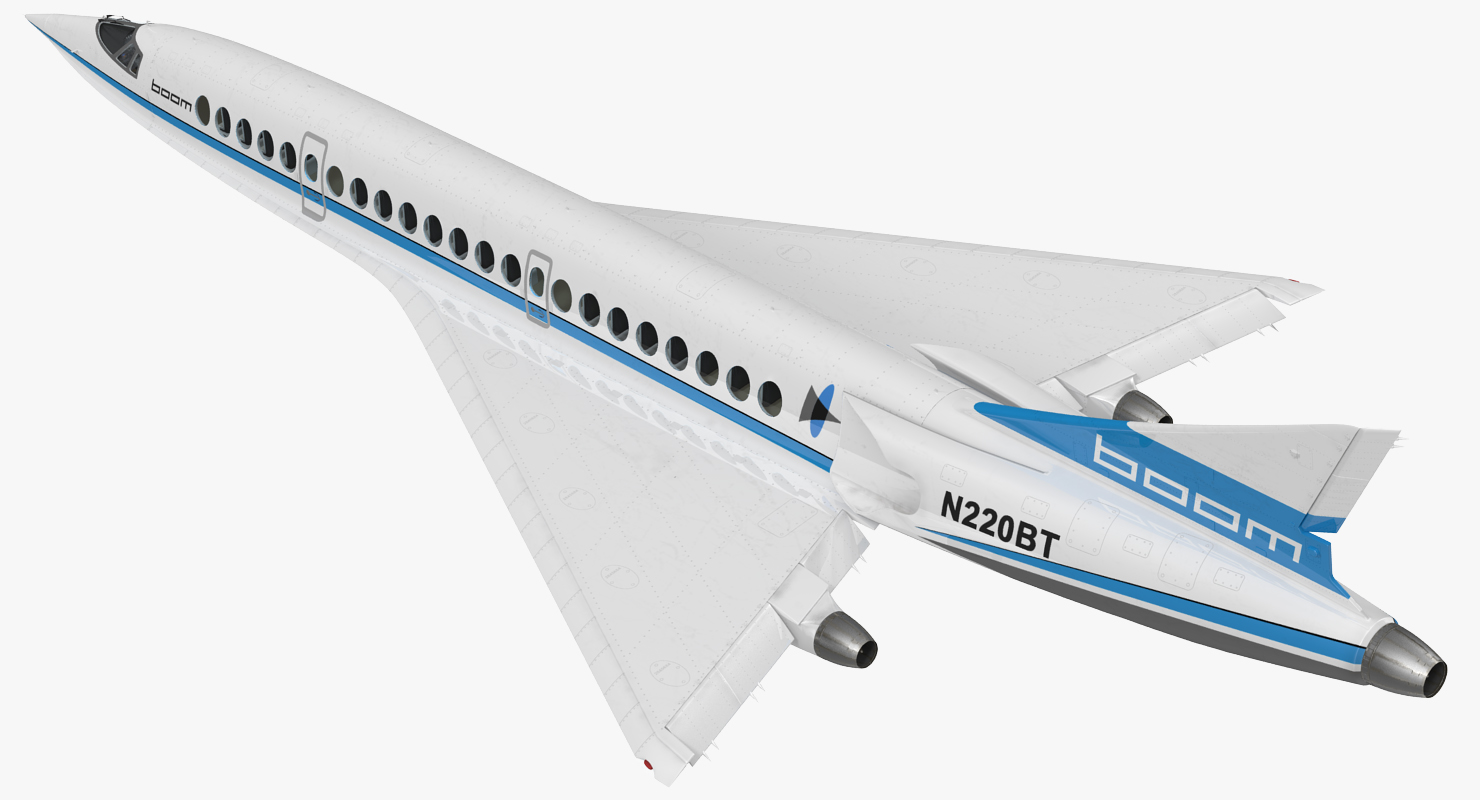 Boom Supersonic Jet 3D model