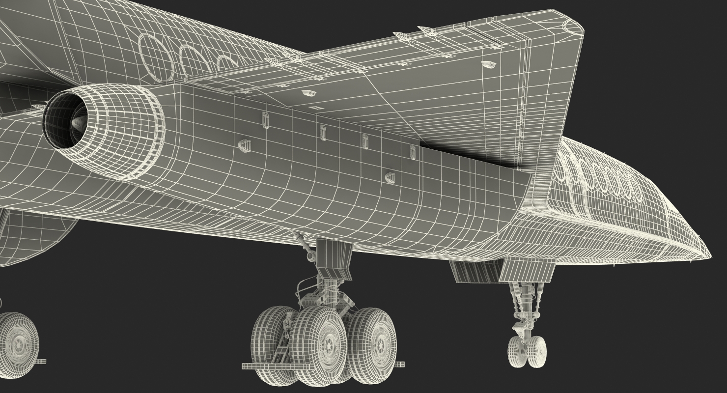 Boom Supersonic Jet 3D model