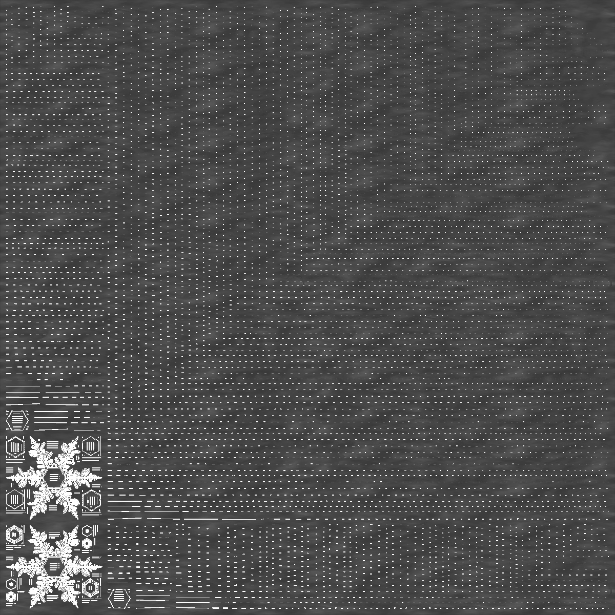 3D Detailed Snowflake model