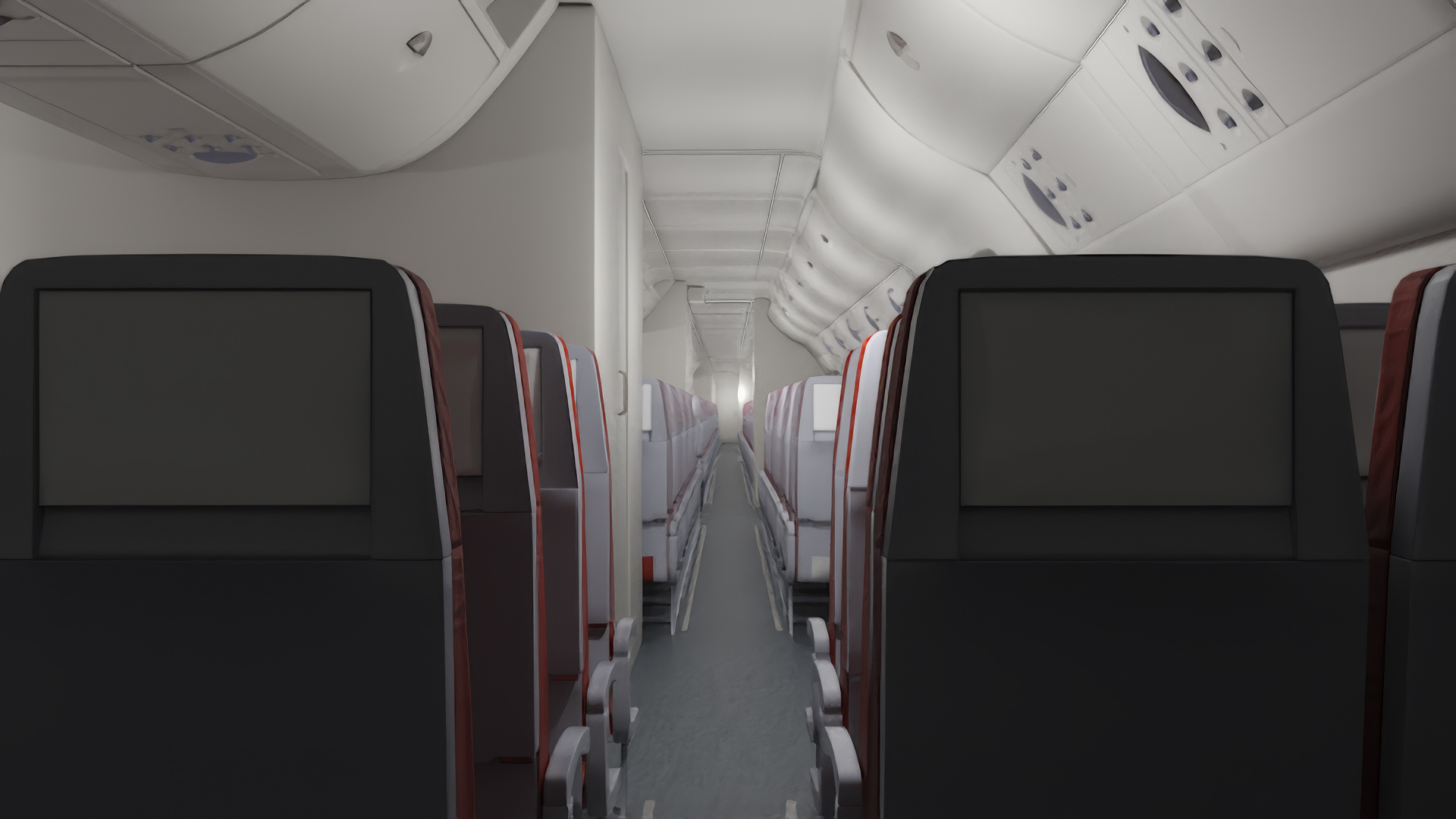 Airplane Interior 3D