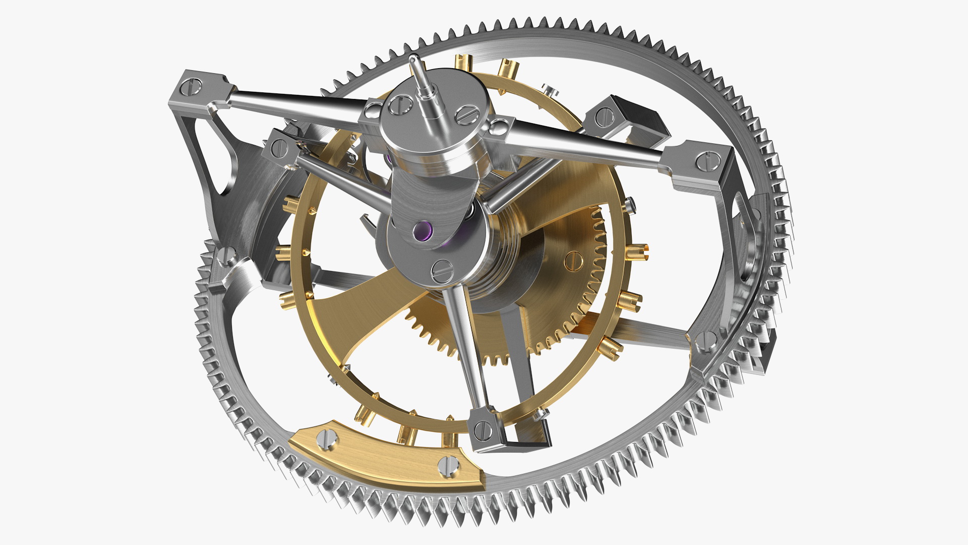 3D model Greubel Forsey Double Tourbillon 30 Mechanism