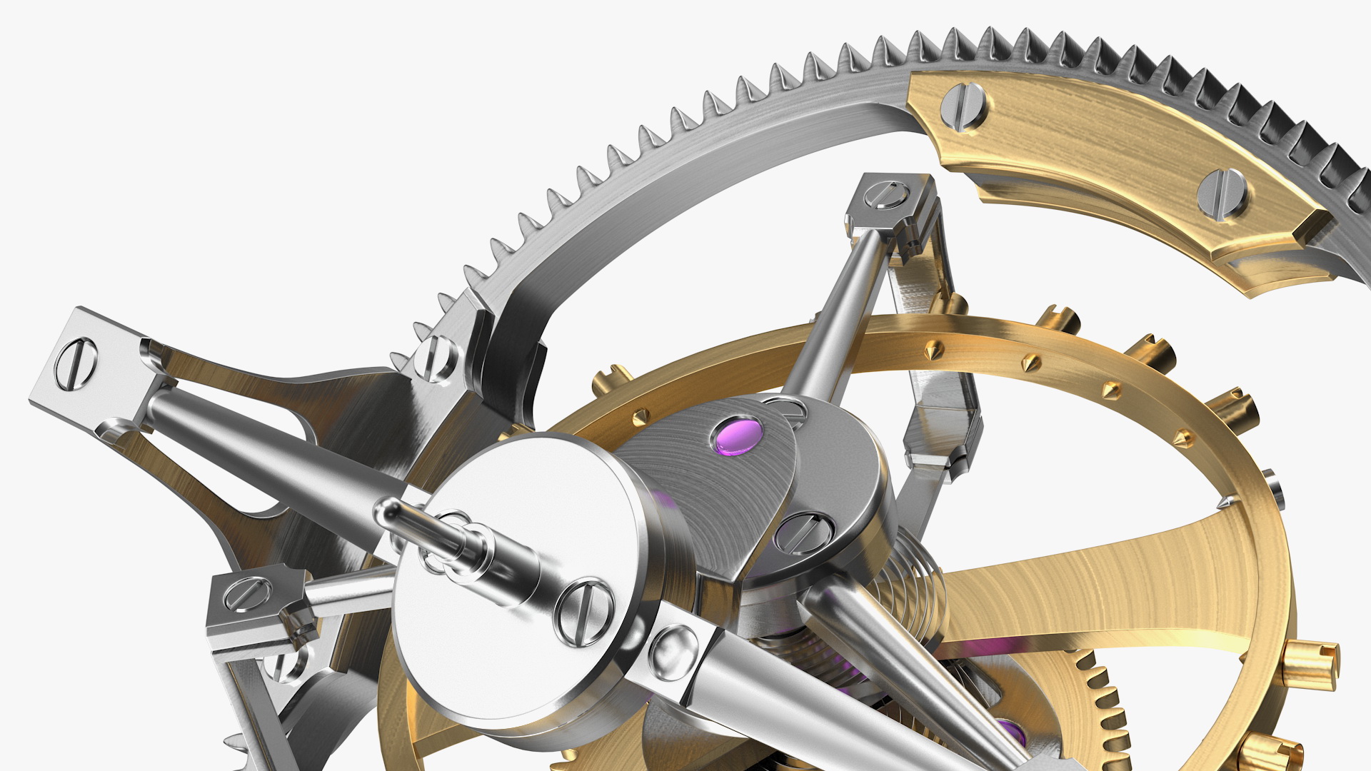 3D model Greubel Forsey Double Tourbillon 30 Mechanism