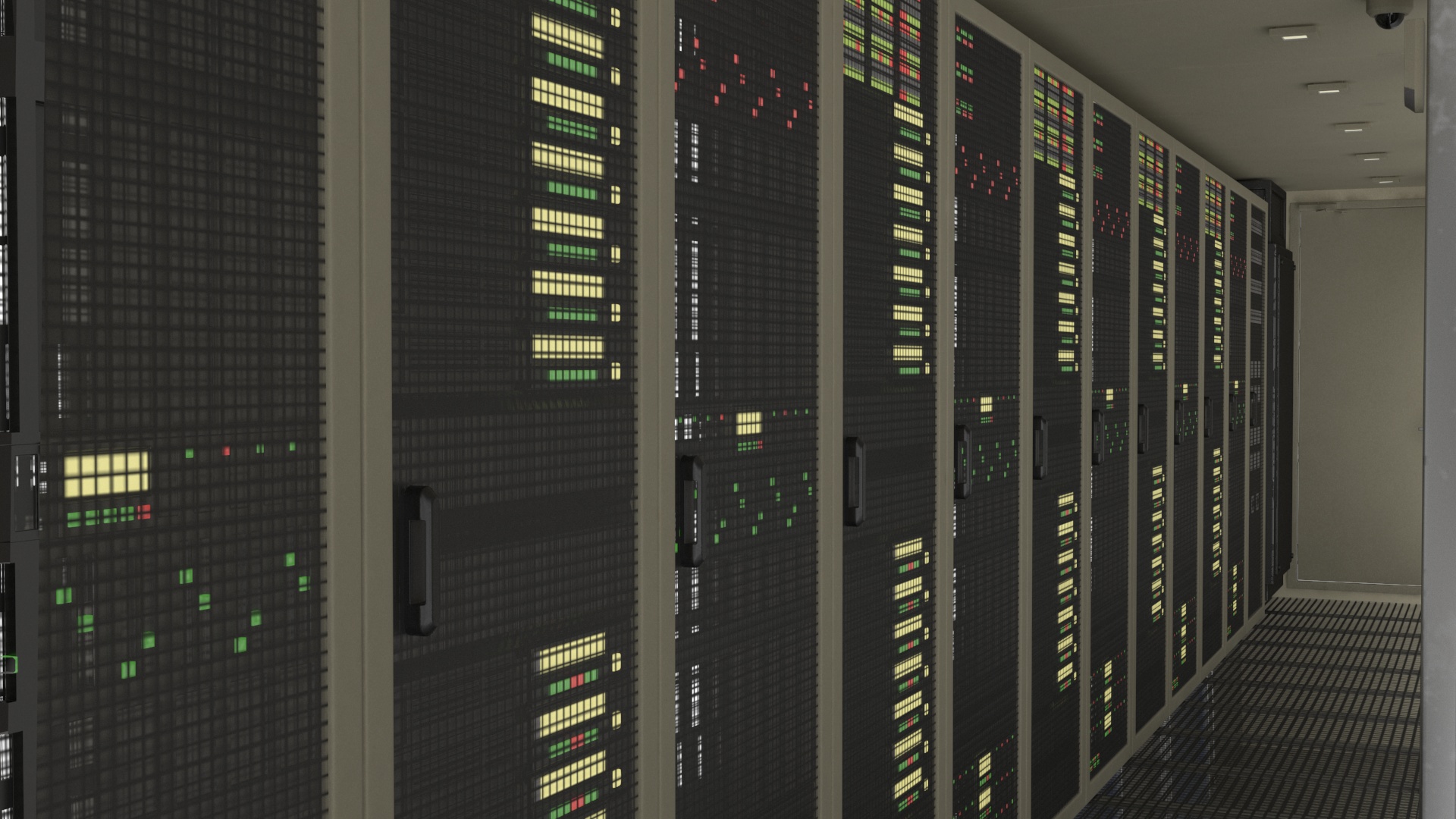3D model Military Data Center Container