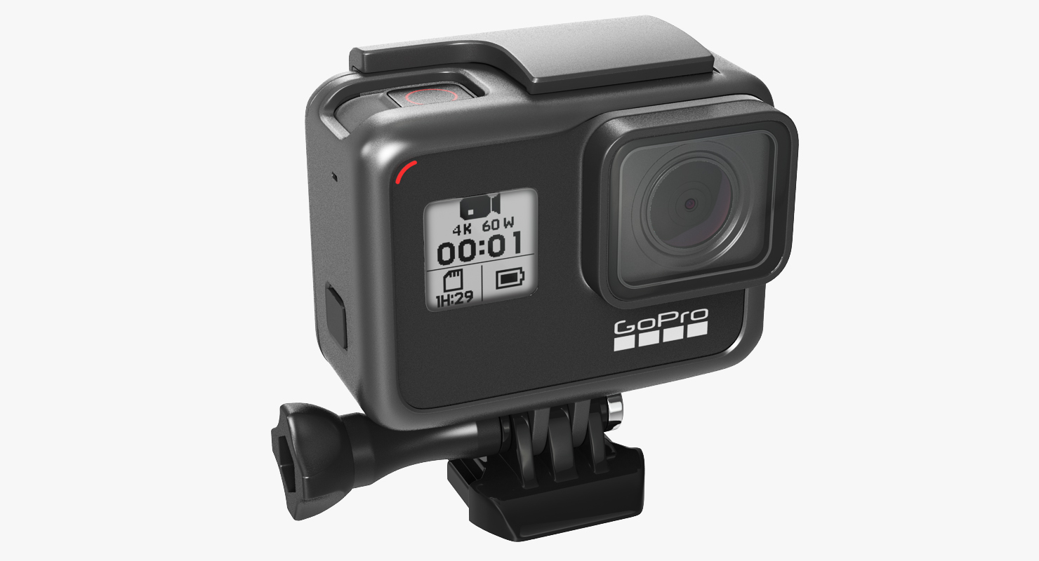3D GoPro Hero 7 Black model