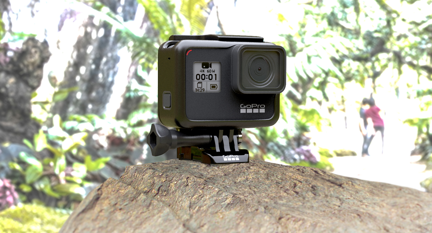 3D GoPro Hero 7 Black model