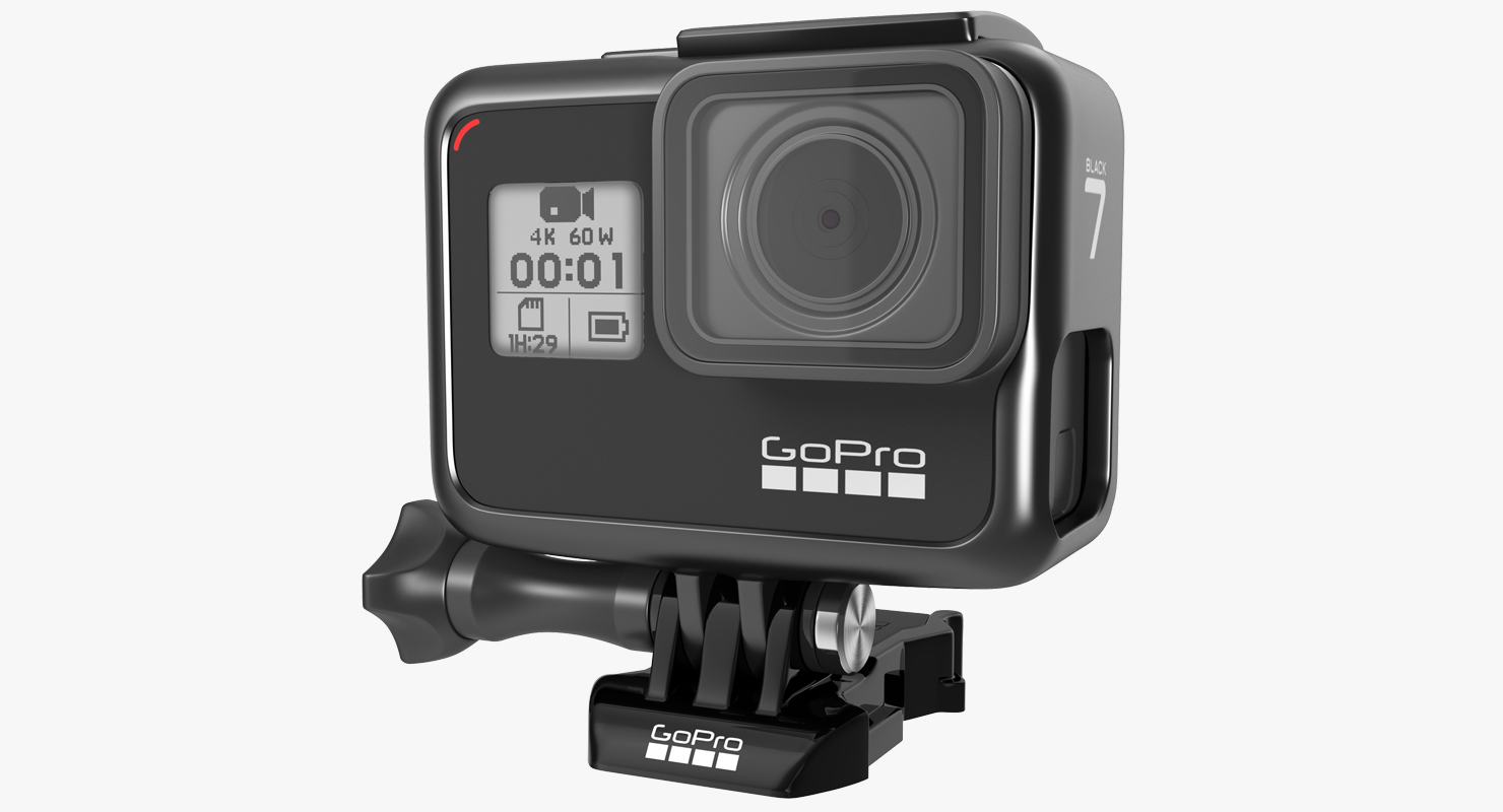 3D GoPro Hero 7 Black model