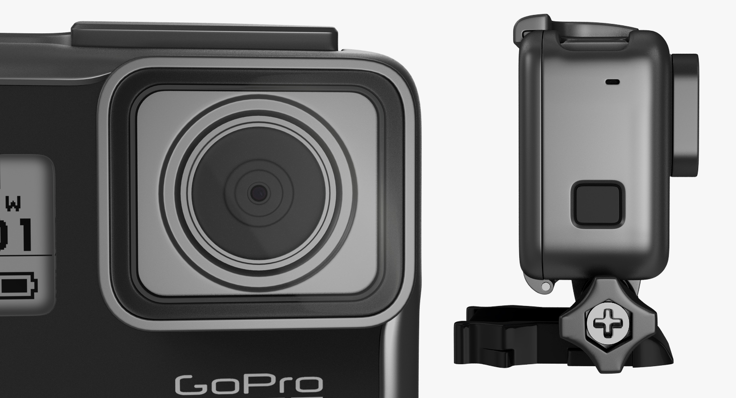 3D GoPro Hero 7 Black model