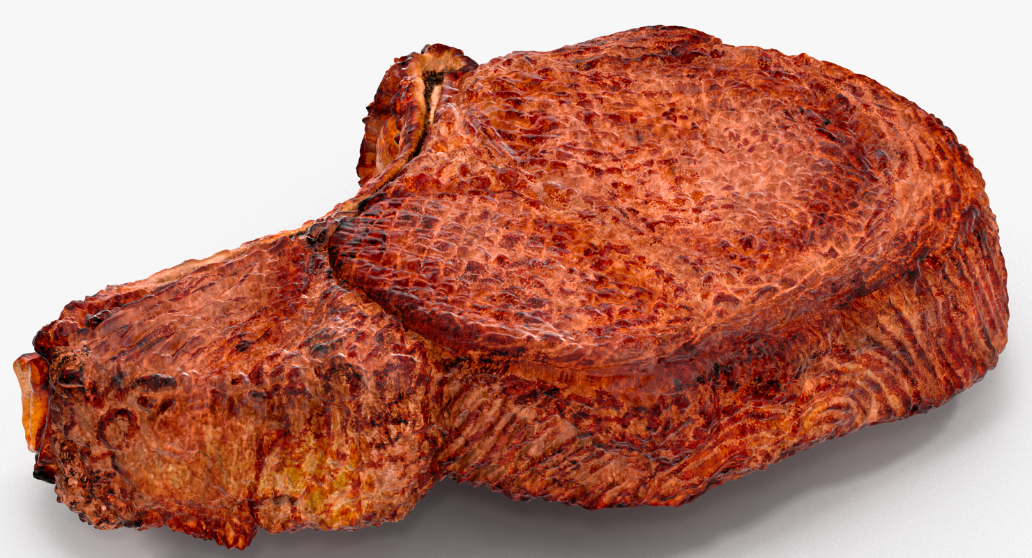 Smoked Bone In Ribeye Steak 3D