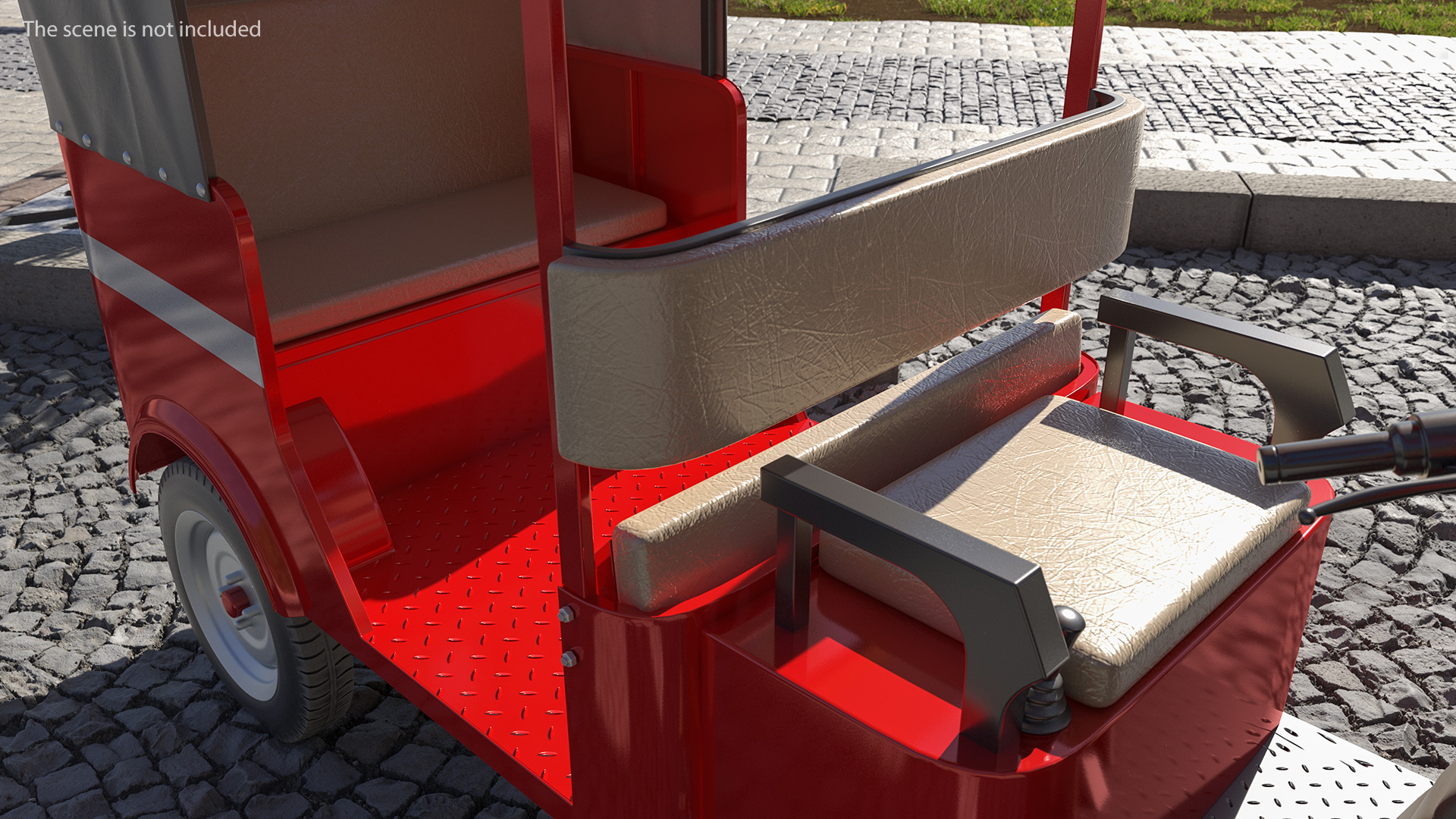3D Electric Passenger Tricycle Rickshaw