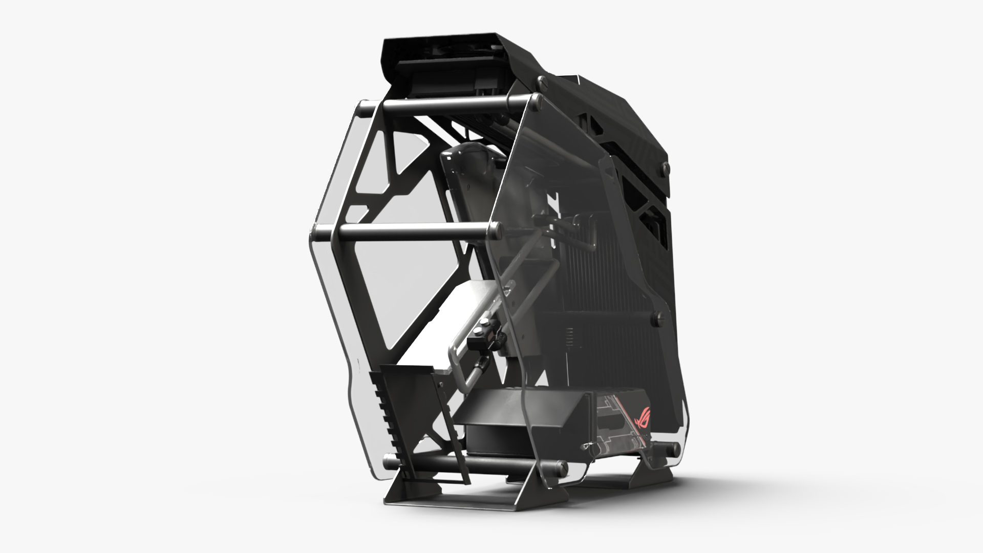 Modern Gaming PC Case Empty 3D