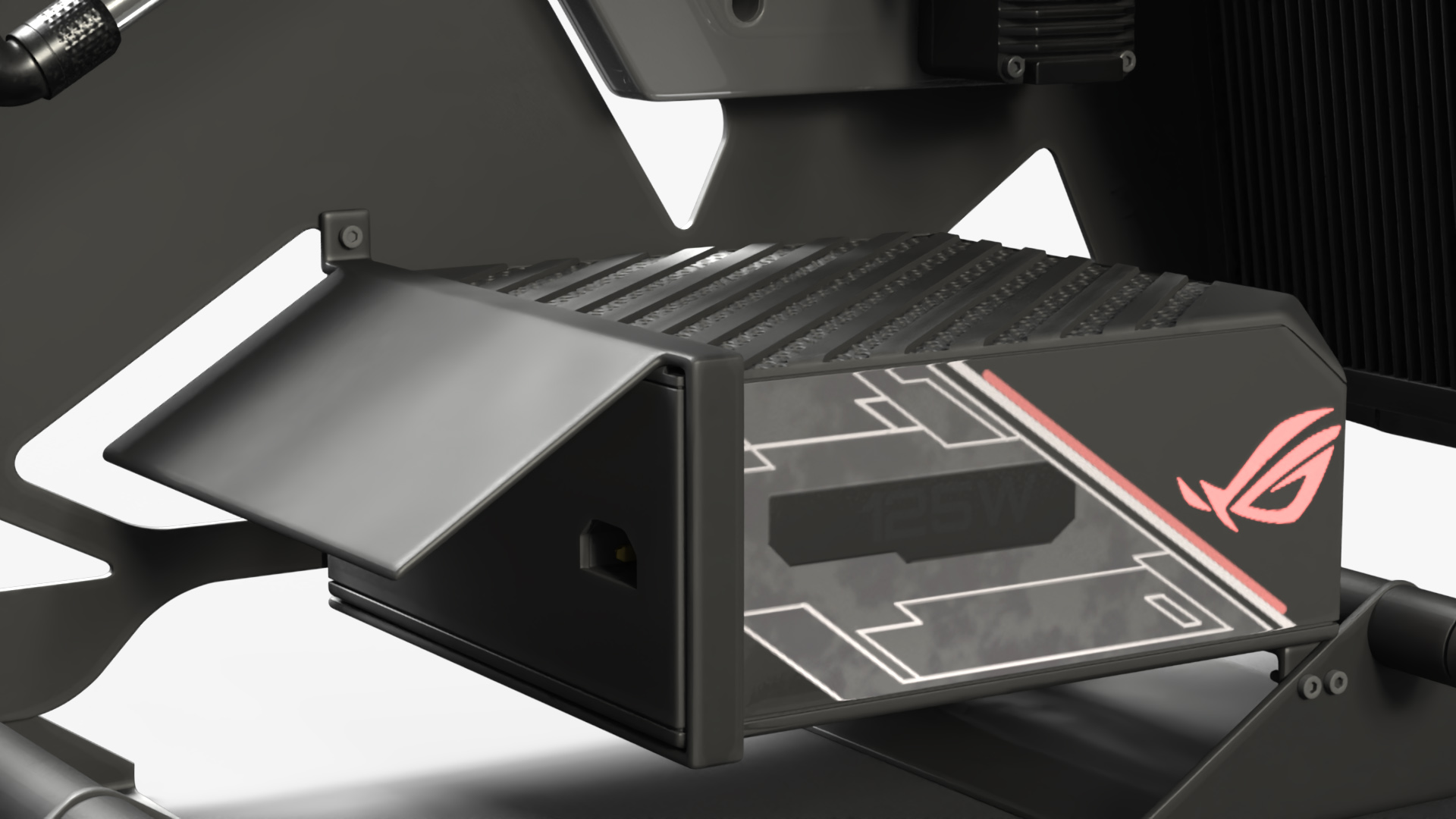 Modern Gaming PC Case Empty 3D
