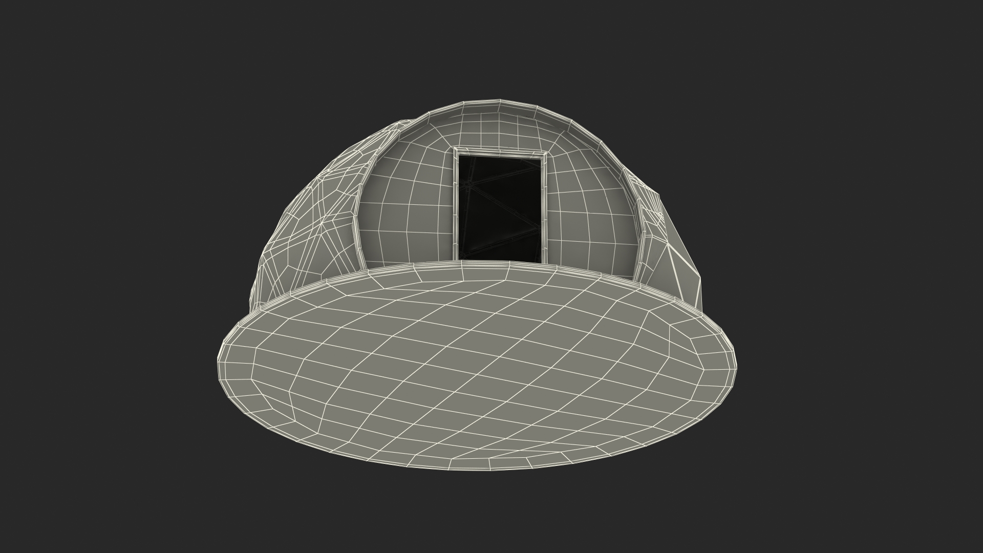 Glamping Geodesic Dome Tent 3D