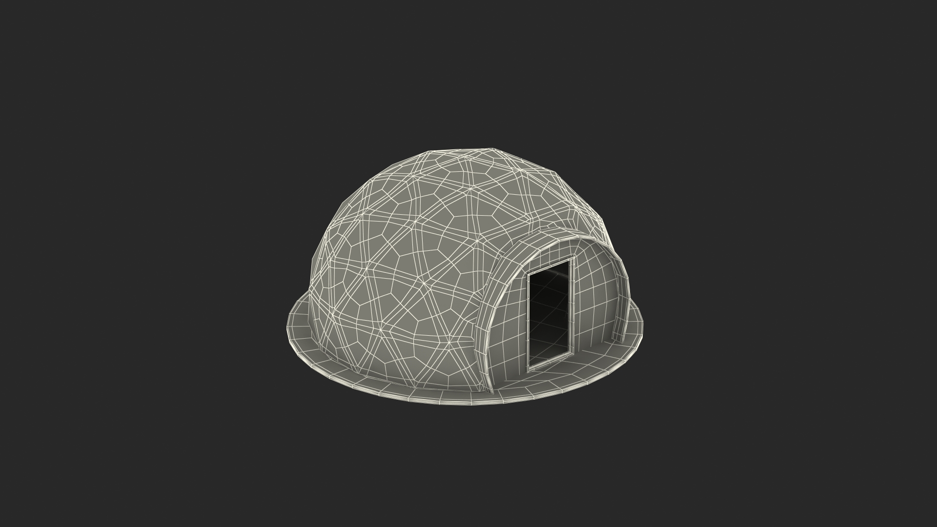 Glamping Geodesic Dome Tent 3D
