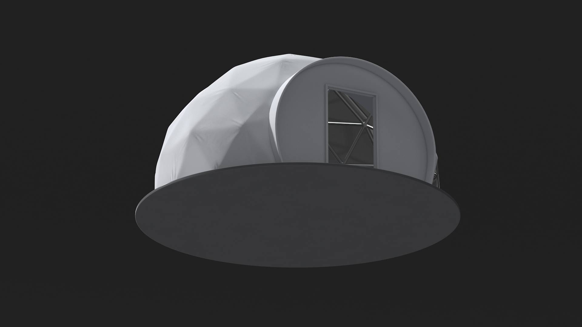 Glamping Geodesic Dome Tent 3D