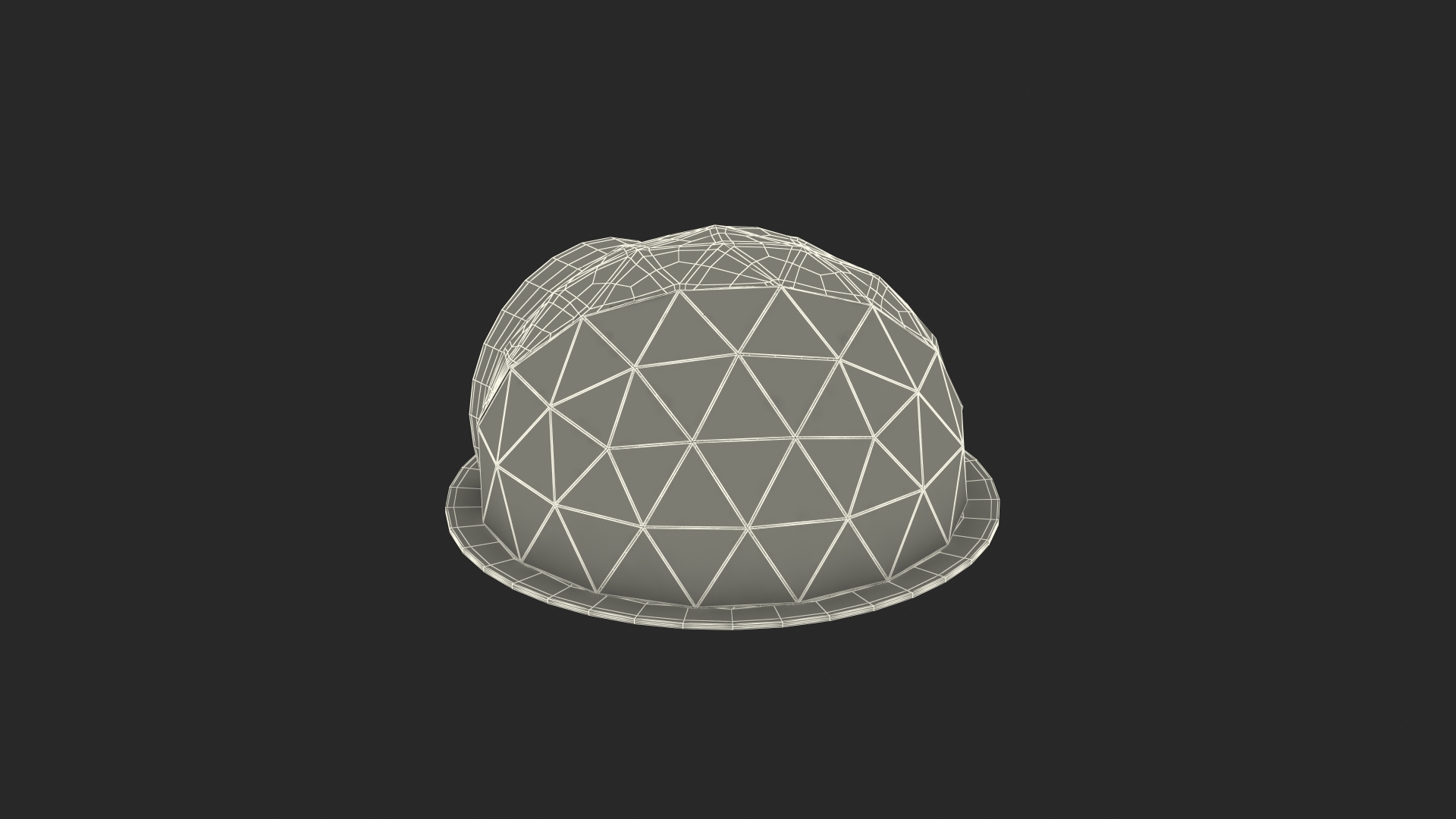 Glamping Geodesic Dome Tent 3D