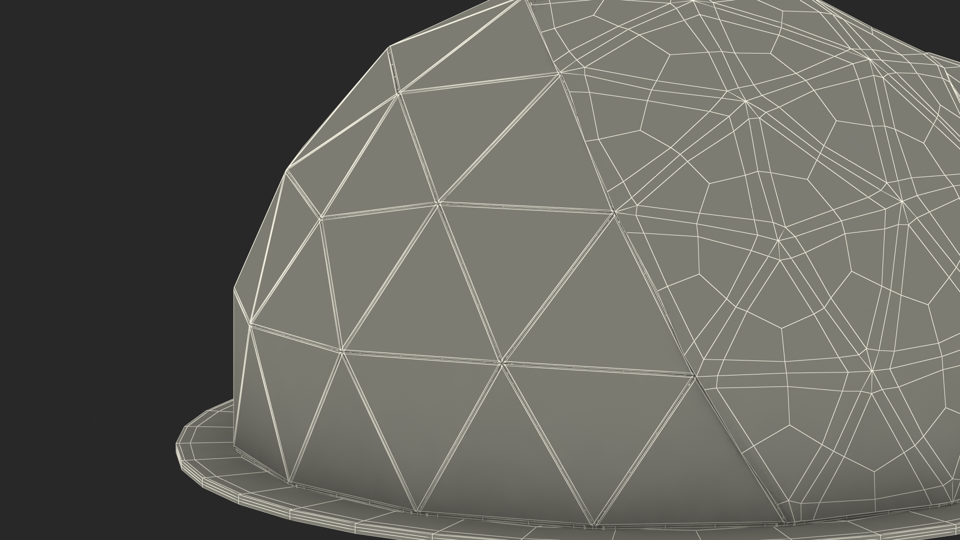 Glamping Geodesic Dome Tent 3D