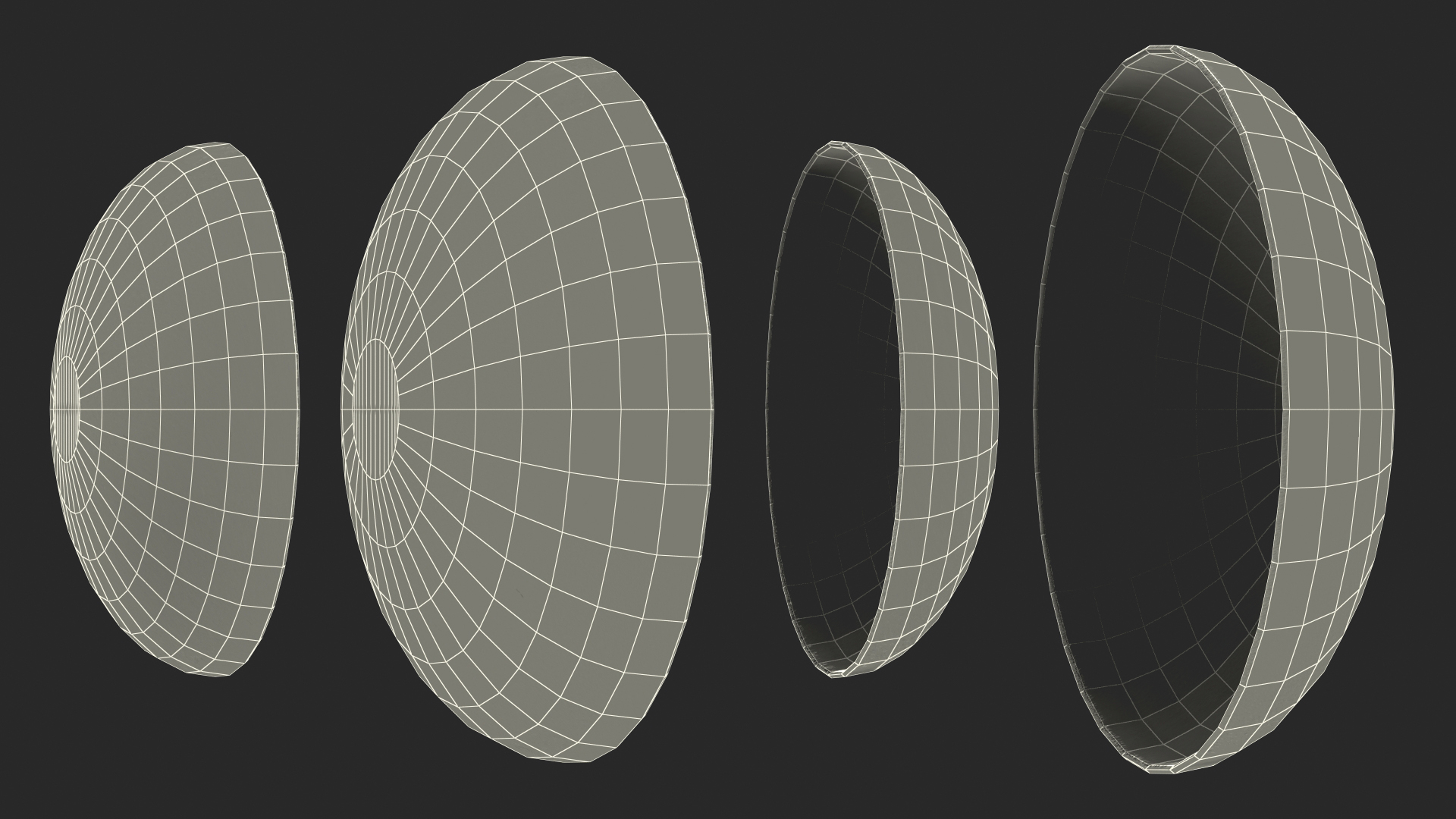 3D model Clear Contact Lenses
