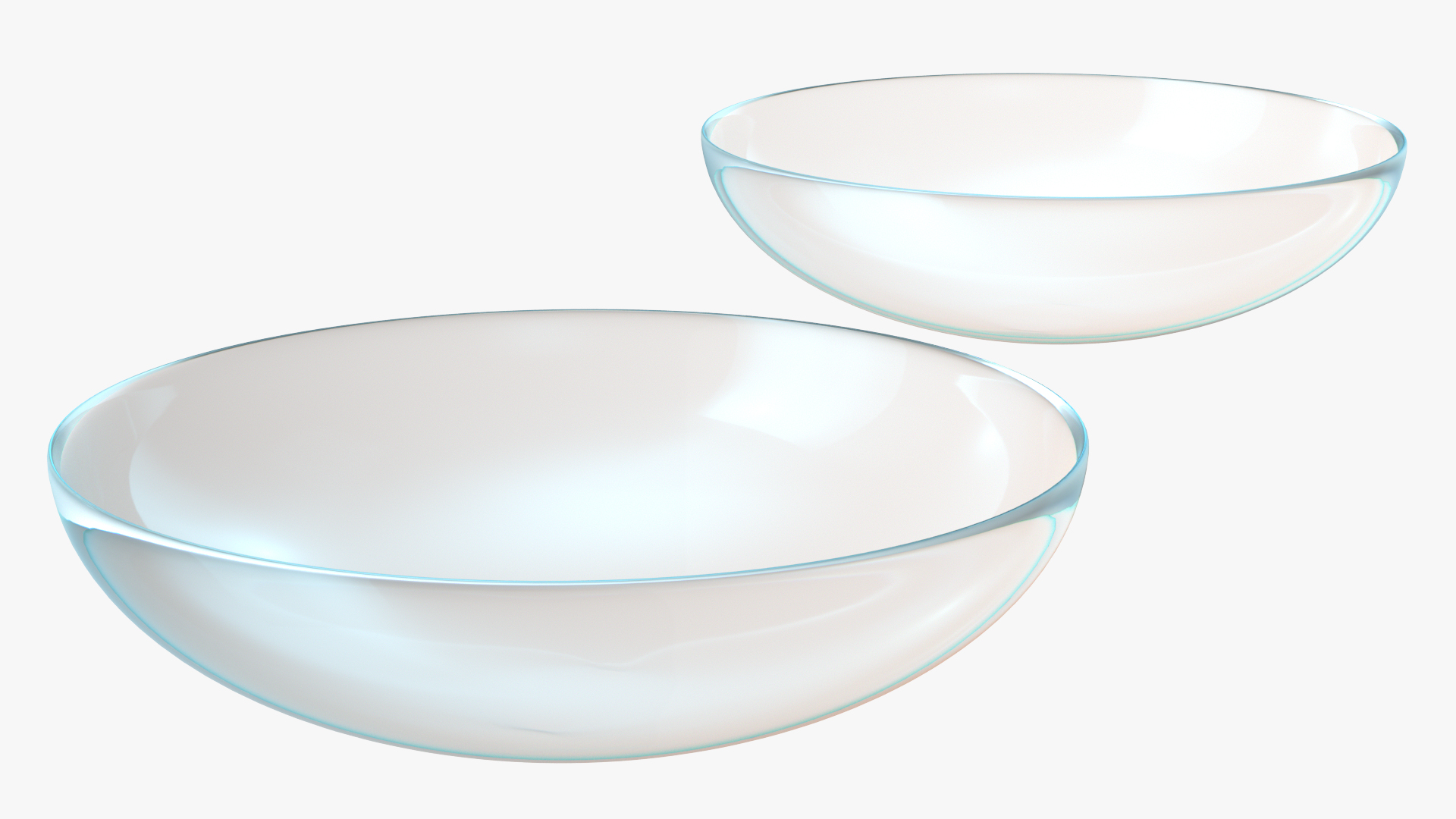 3D model Clear Contact Lenses