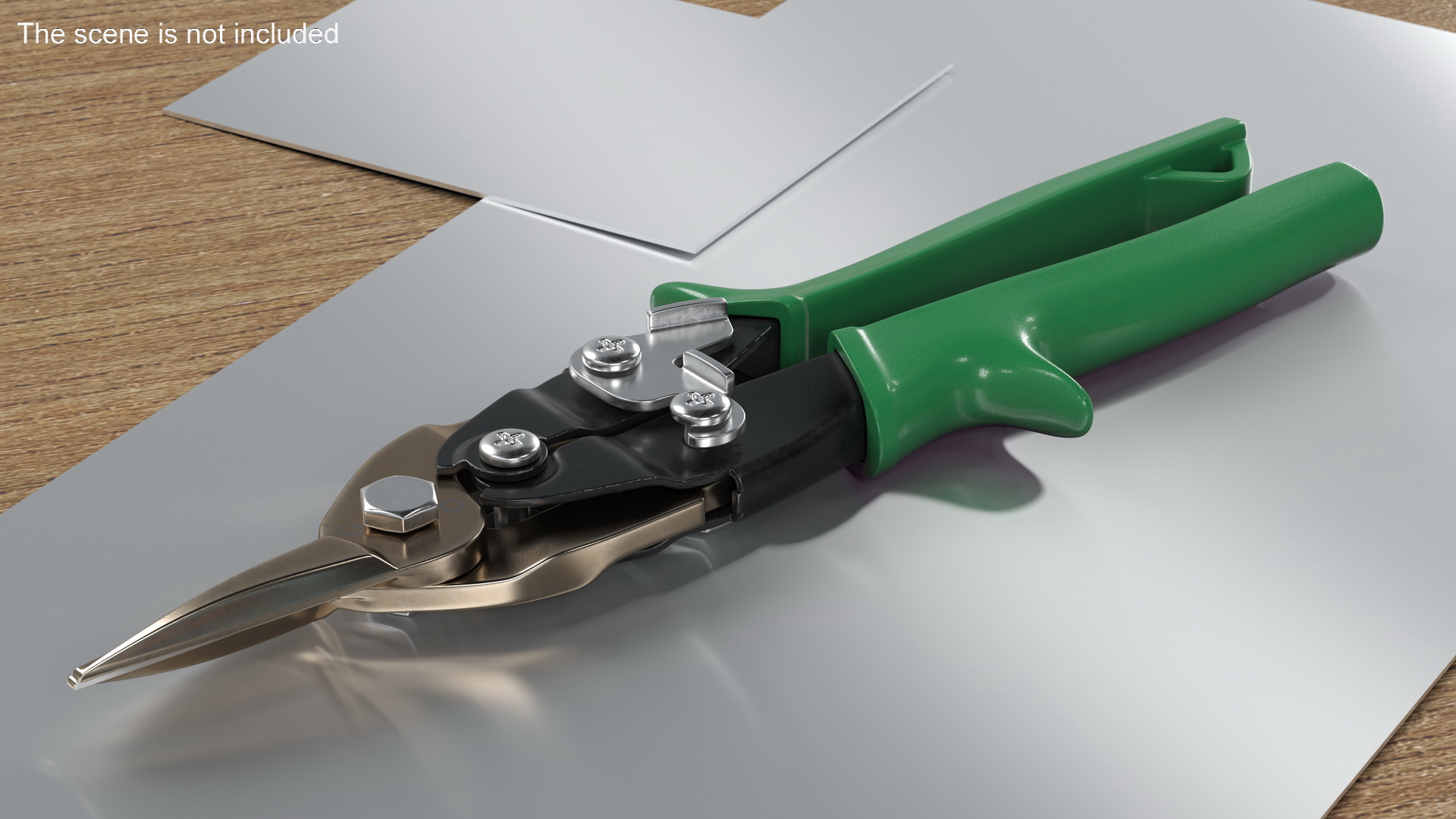 3D model Aviation Snips Green