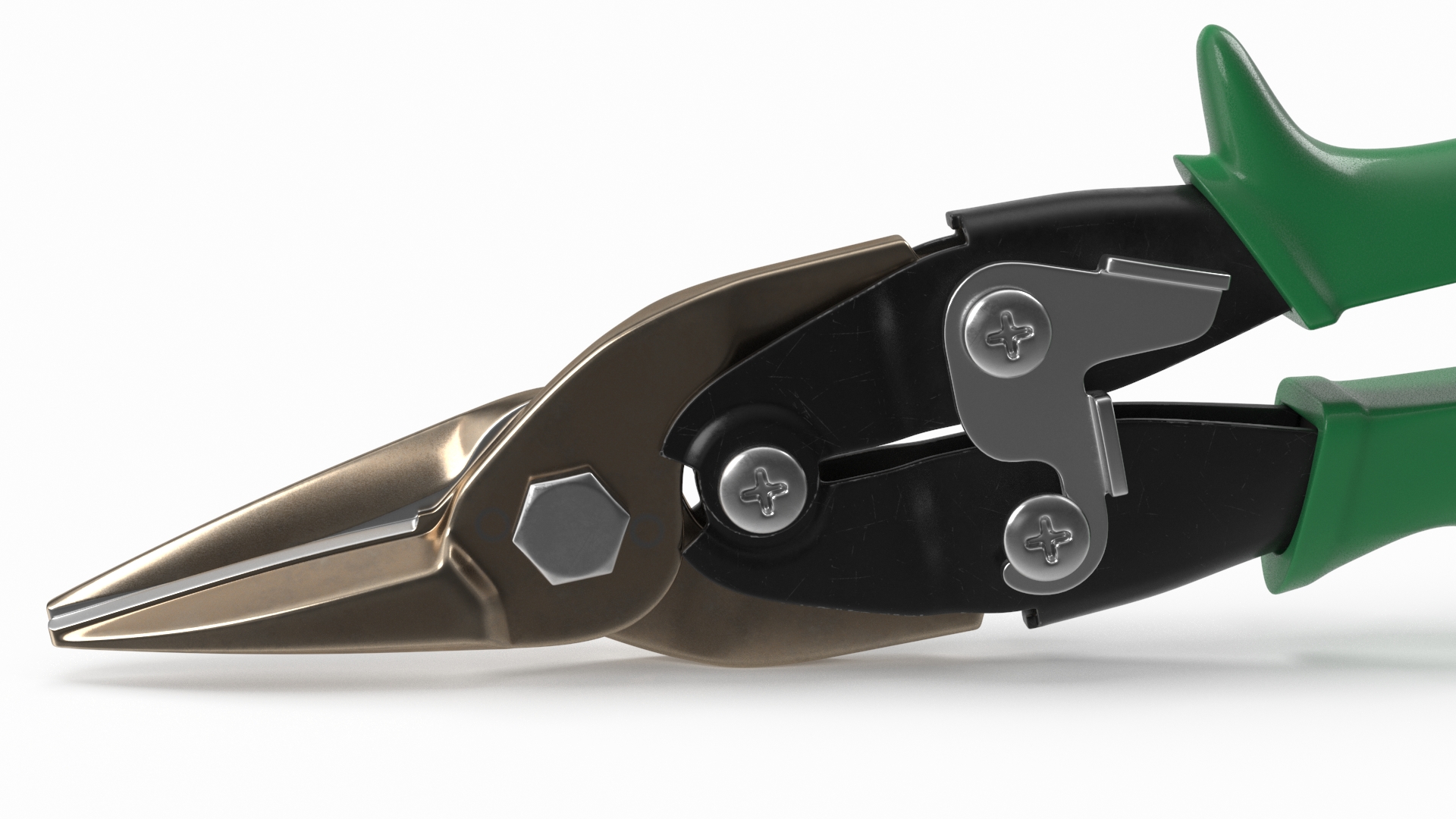3D model Aviation Snips Green
