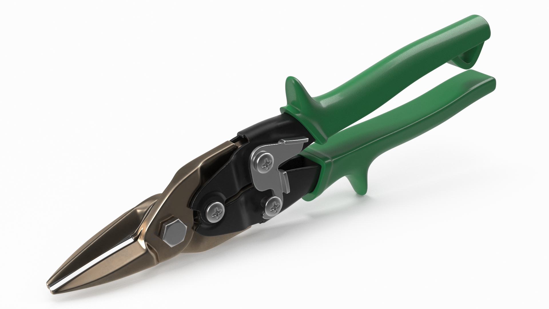 3D model Aviation Snips Green