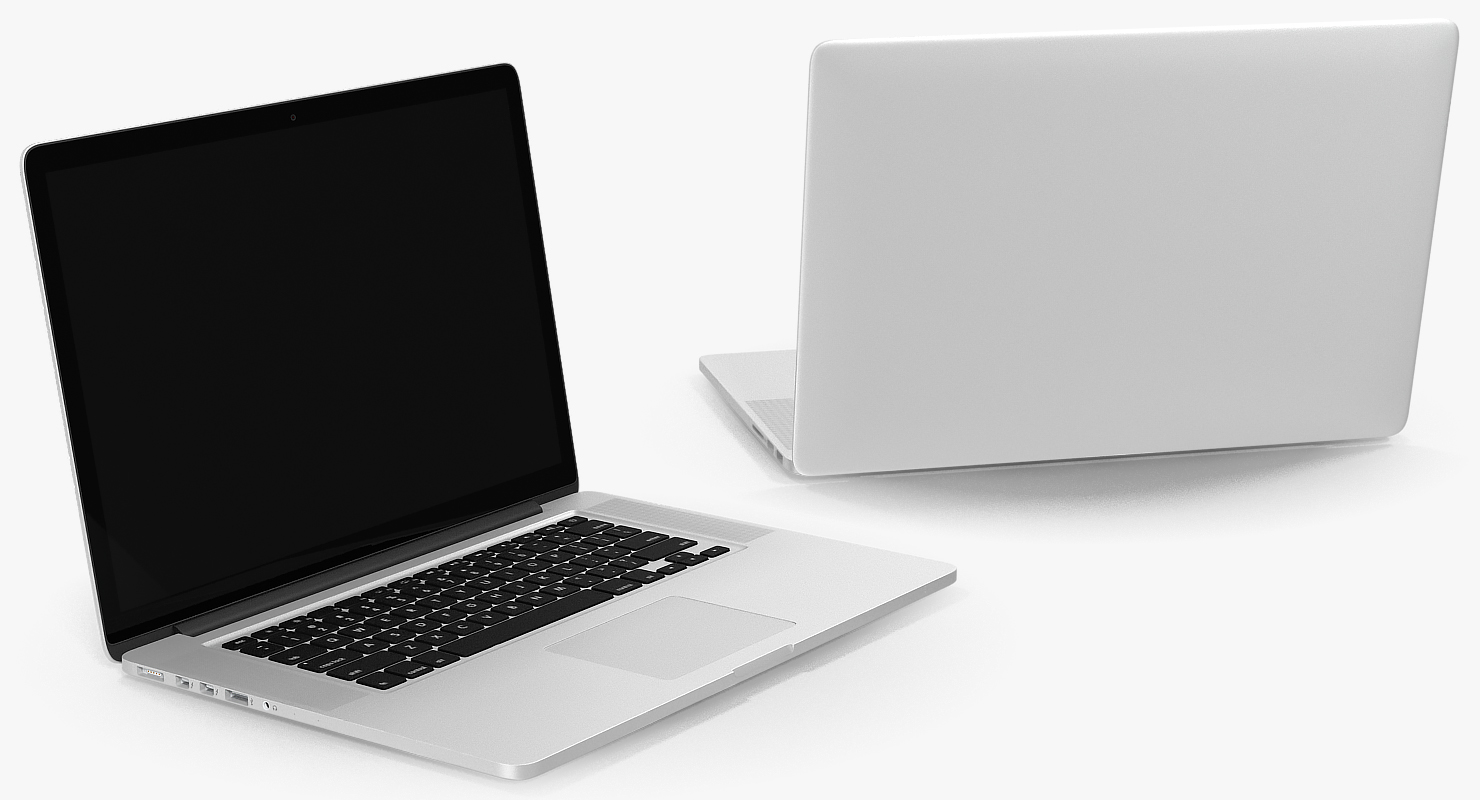 Generic Thin Laptop 3D model