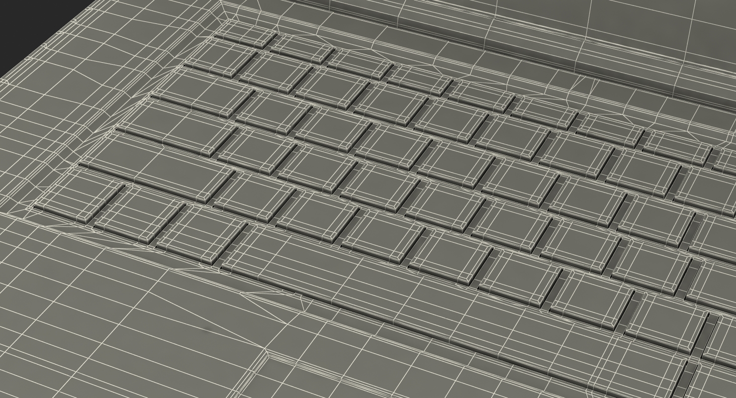 Generic Thin Laptop 3D model