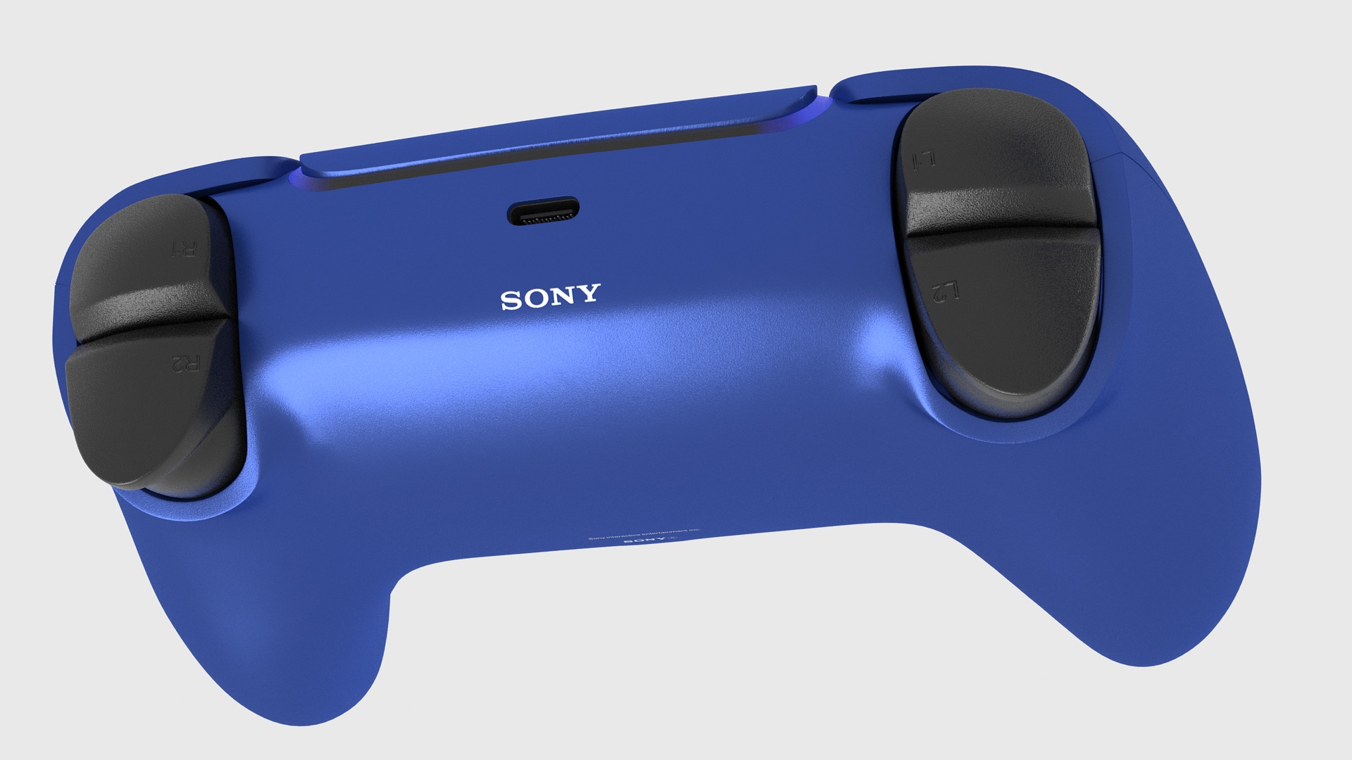 3D Sony PS5 Digital Console Slim Cobalt Blue