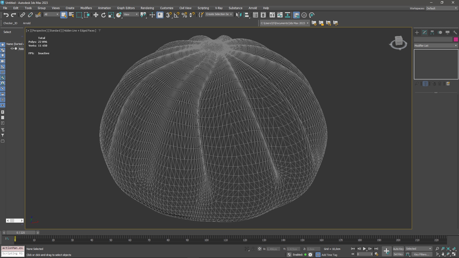 Asian Dumpling Cooked for 3D Print 3D model