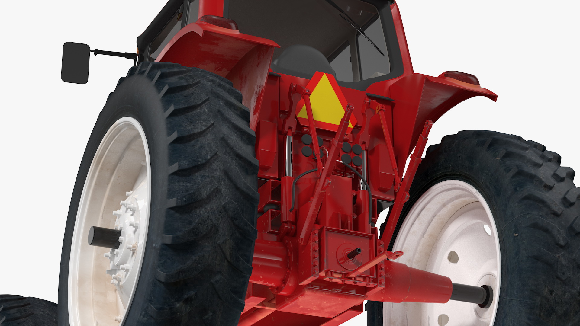 Tractor Generic Red 3D model