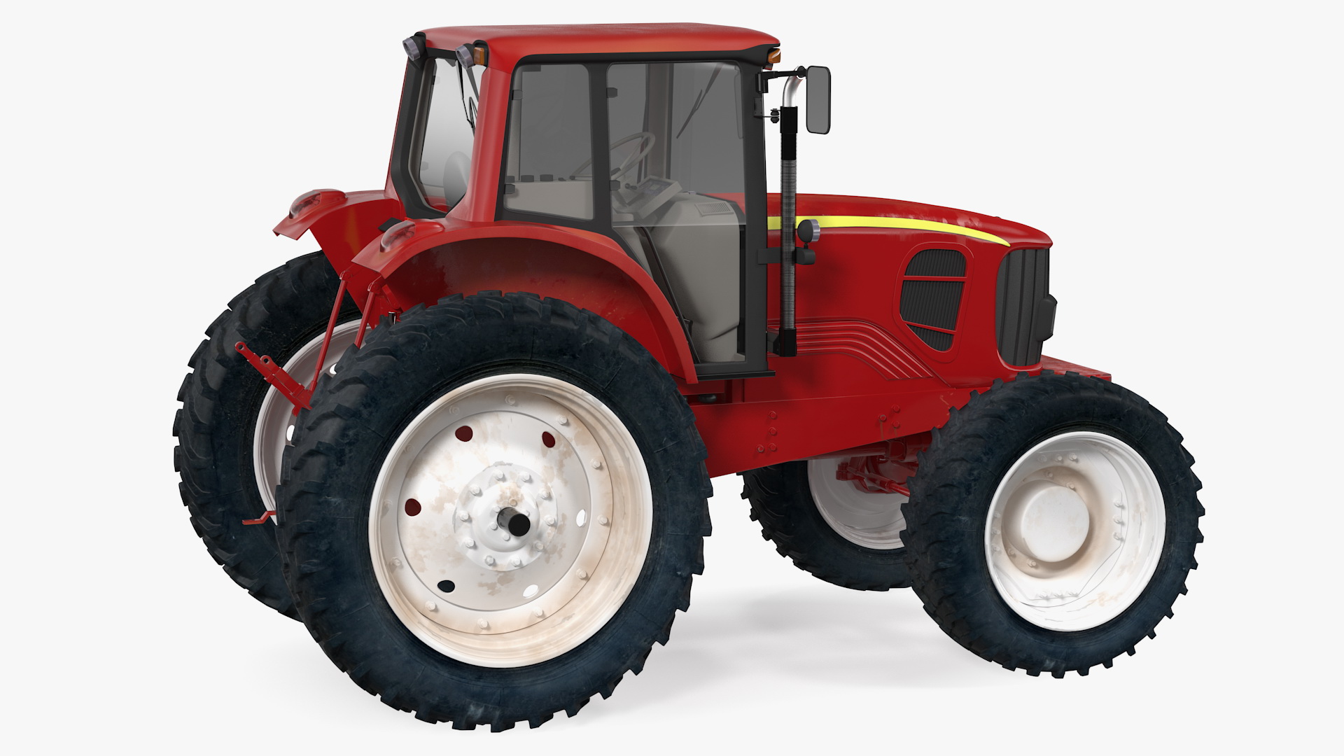 Tractor Generic Red 3D model