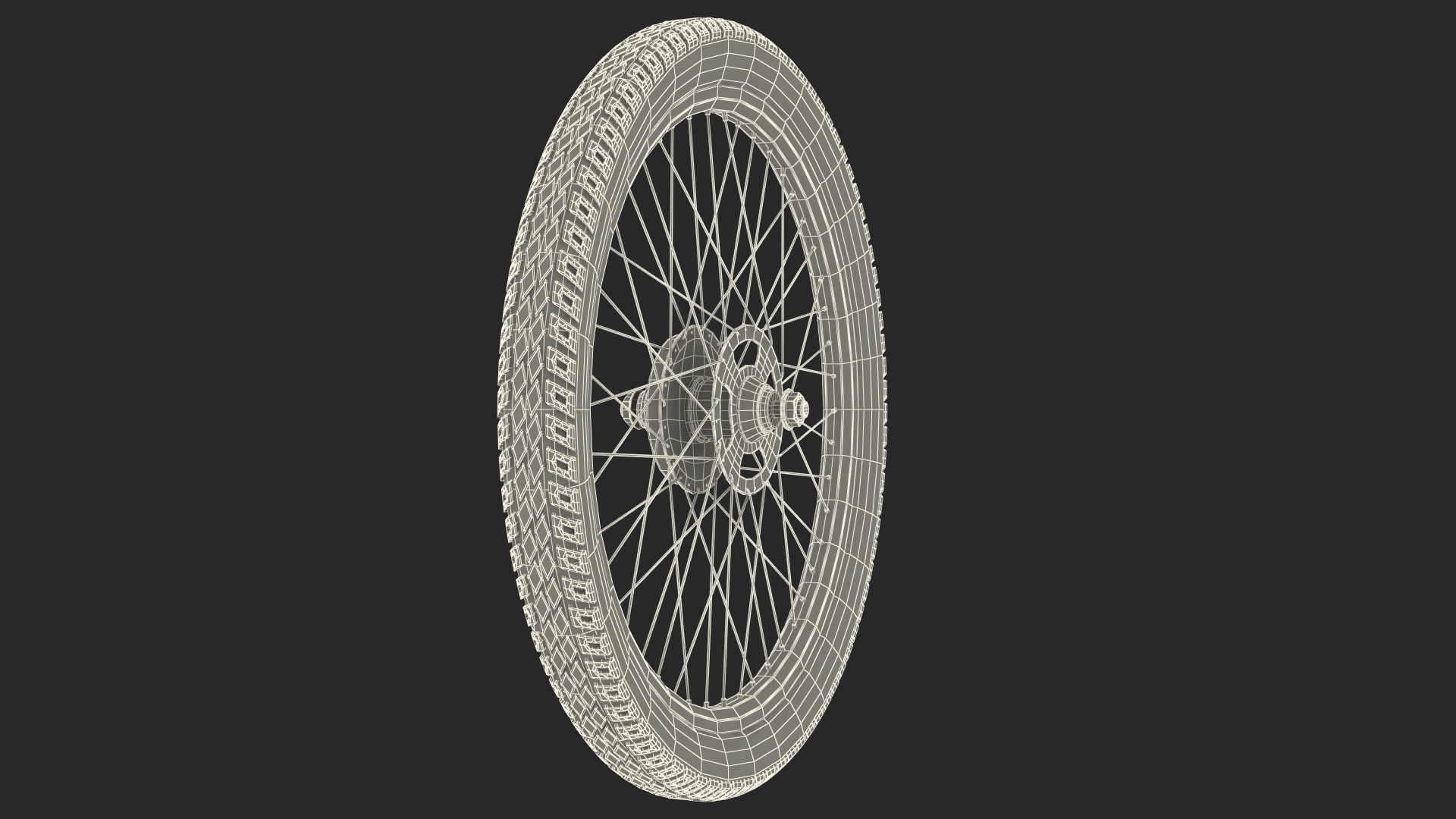 3D Bicycle Wheel model