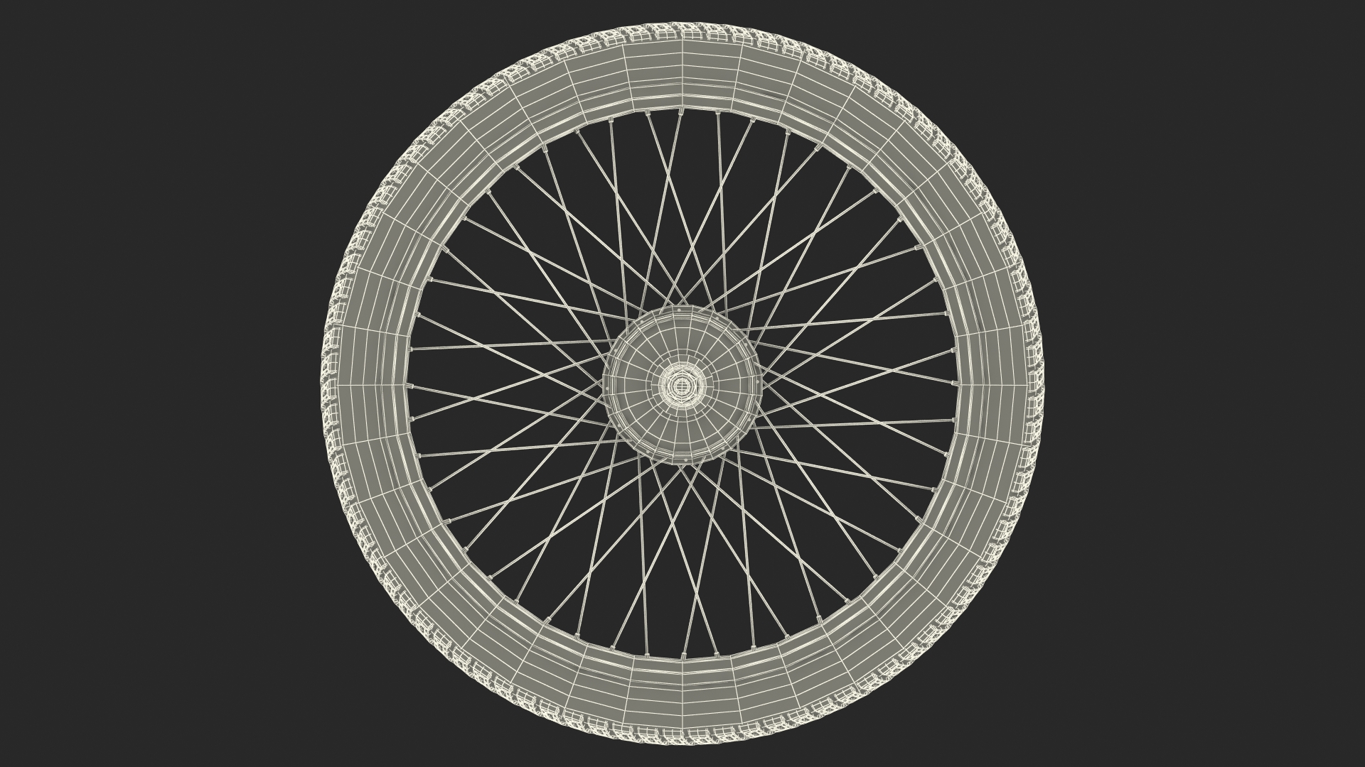 3D Bicycle Wheel model