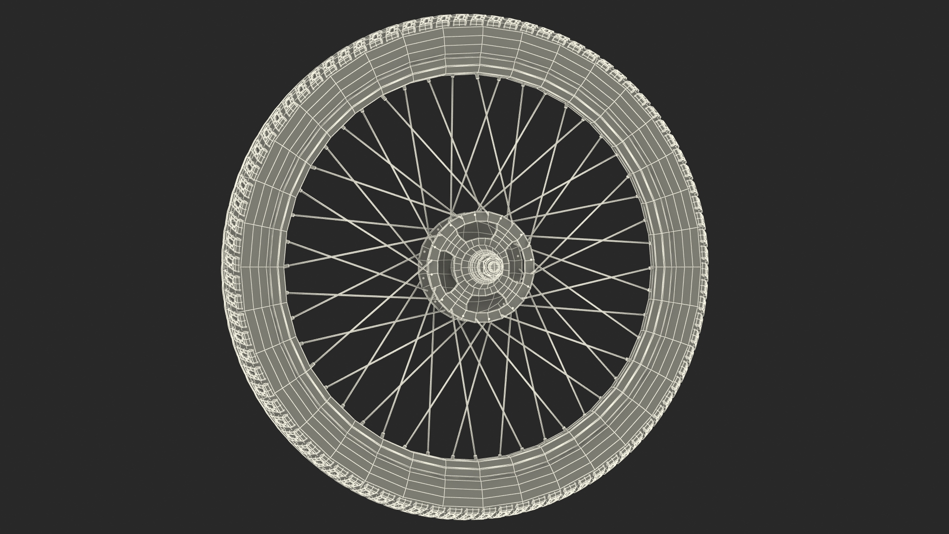 3D Bicycle Wheel model