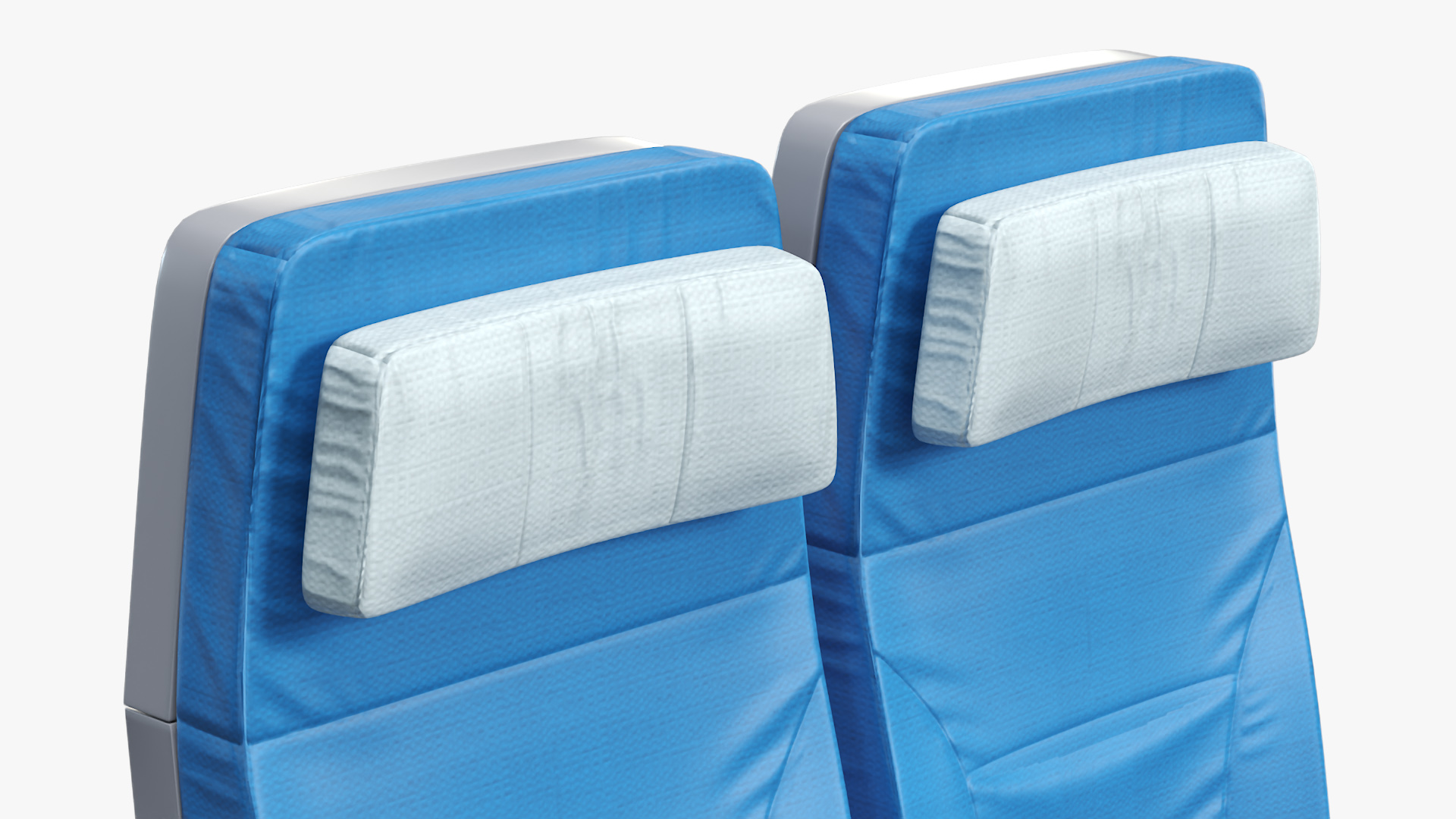 3D Double Passenger Airplane Seats