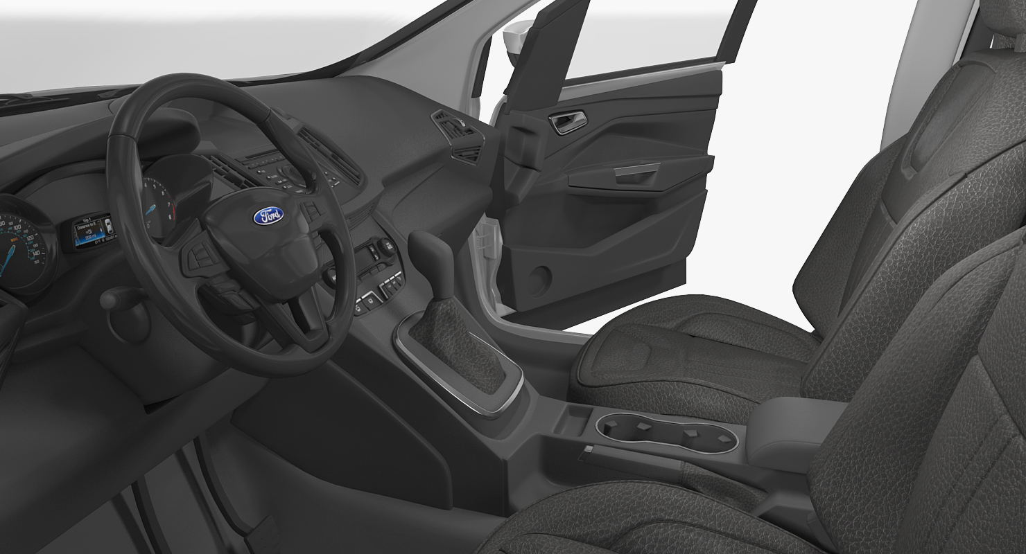 3D Ford Kuga FWD 2016 model