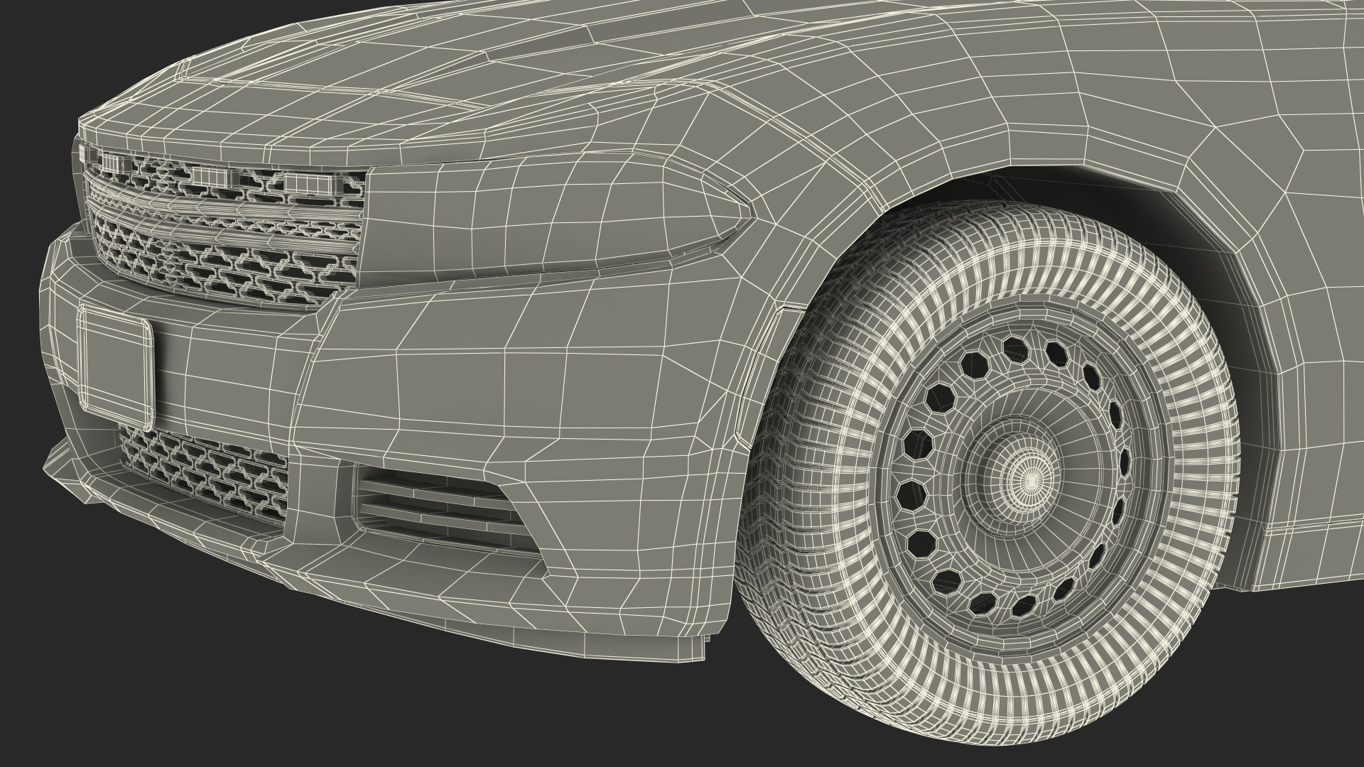 3D Police Car Generic model