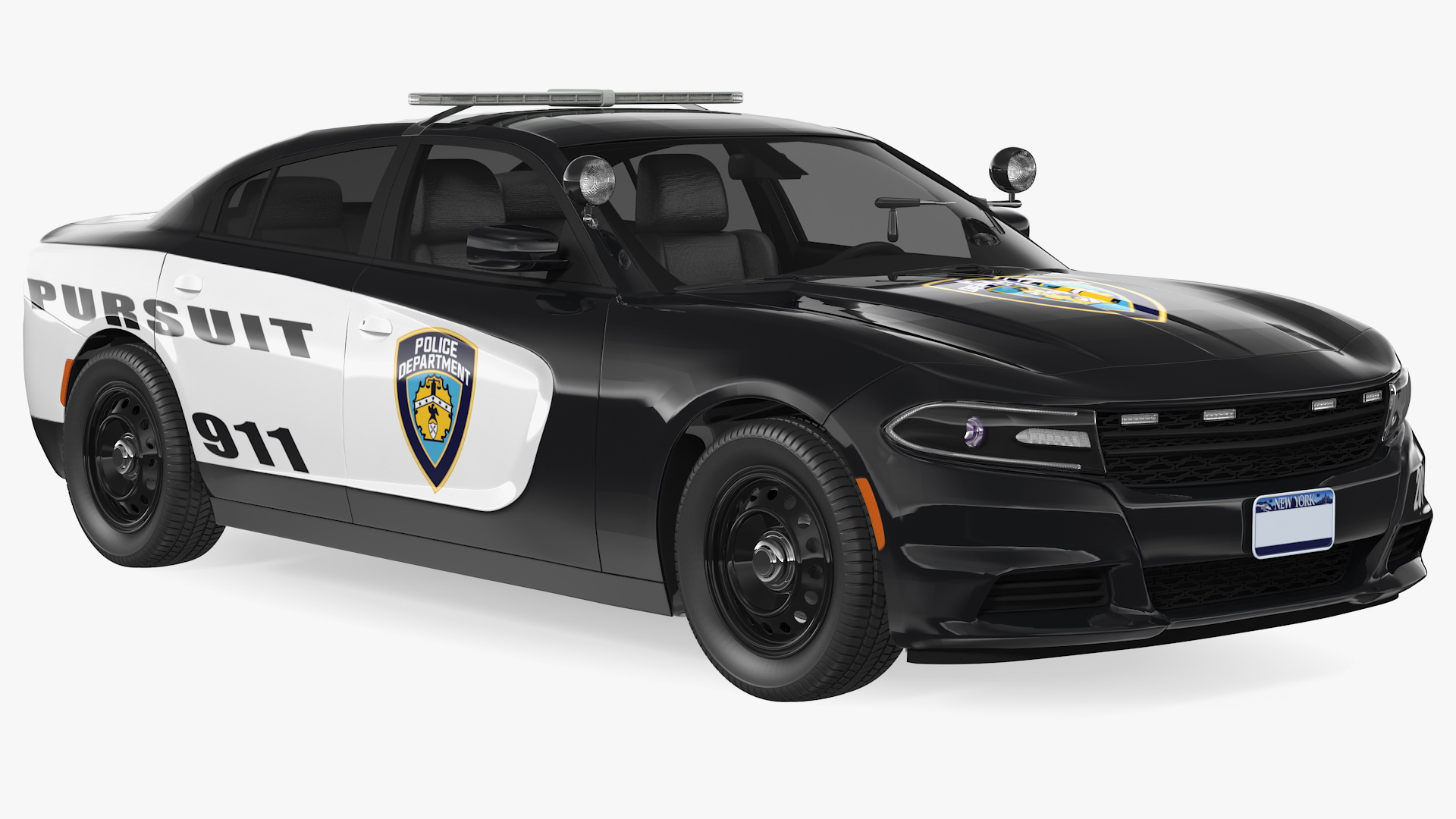 3D Police Car Generic model