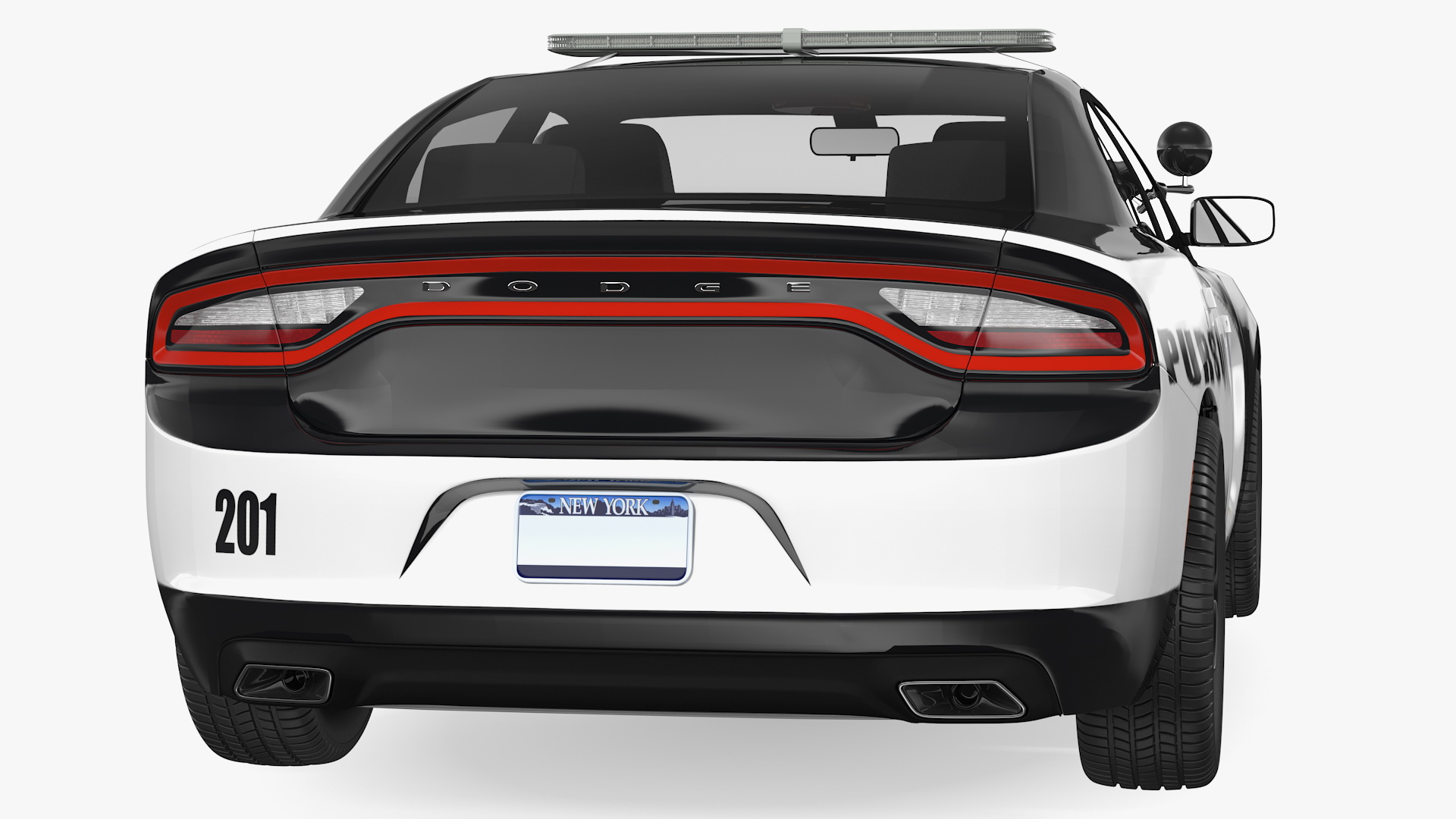 3D Police Car Generic model