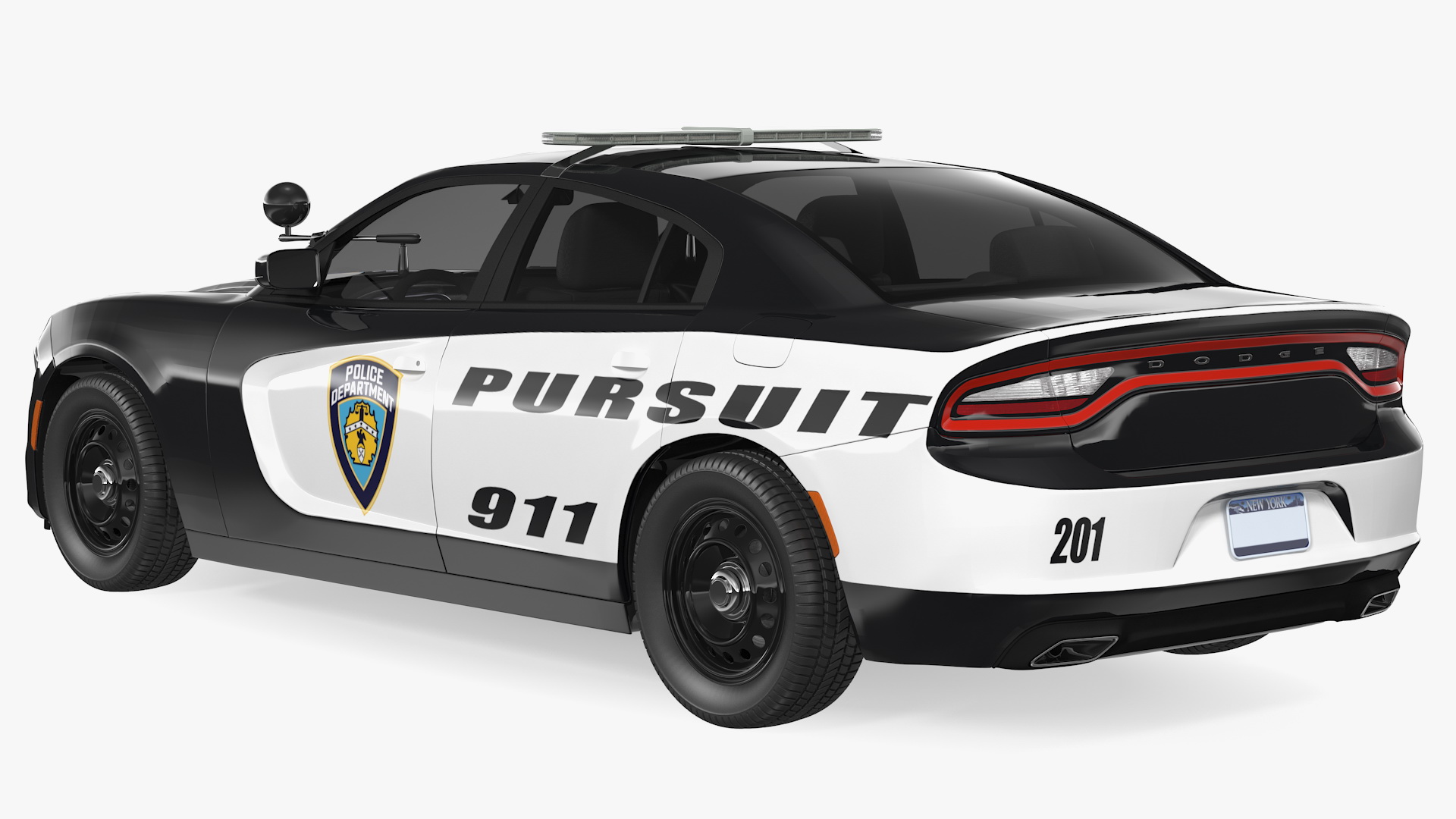 3D Police Car Generic model
