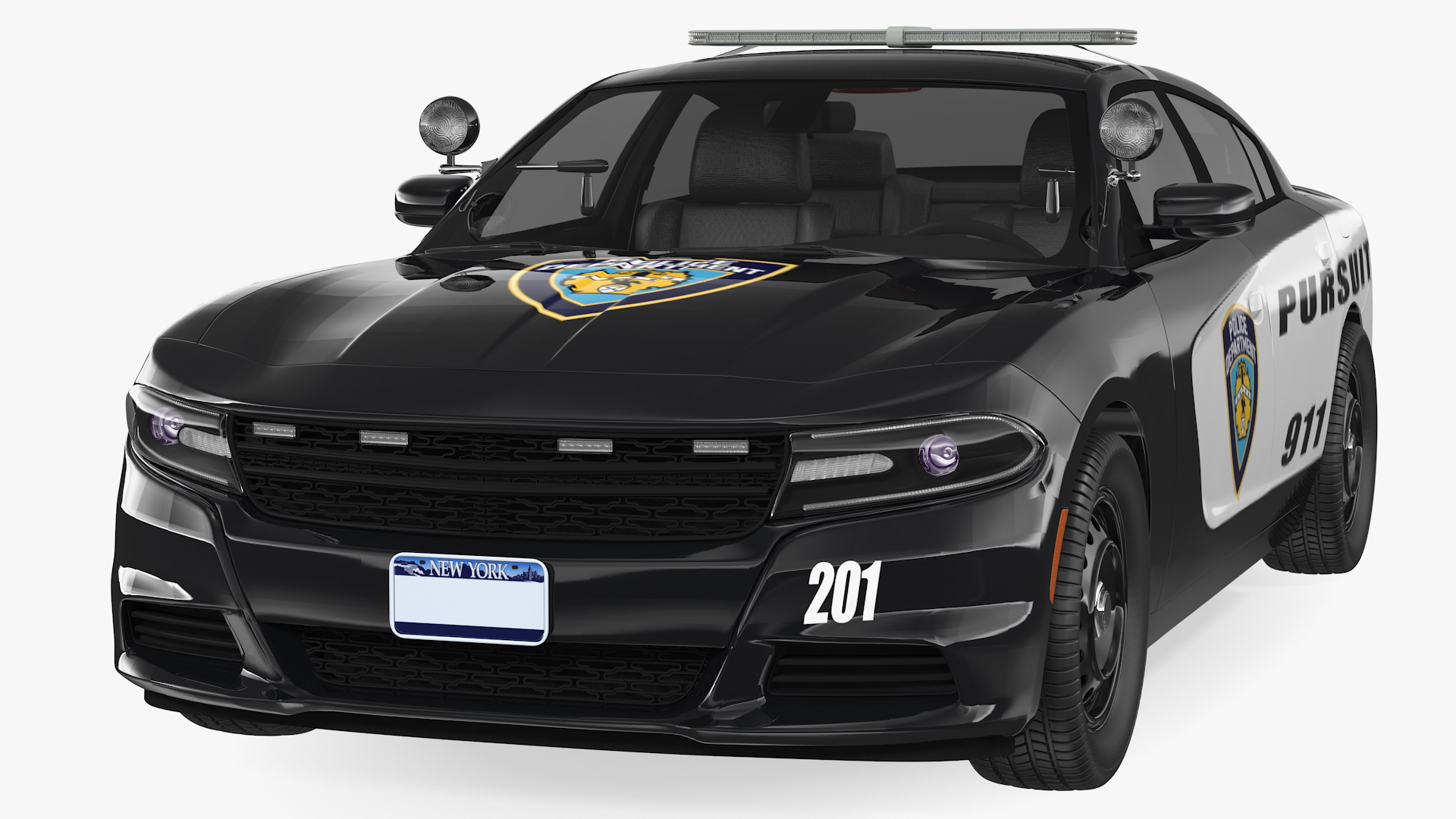 3D Police Car Generic model