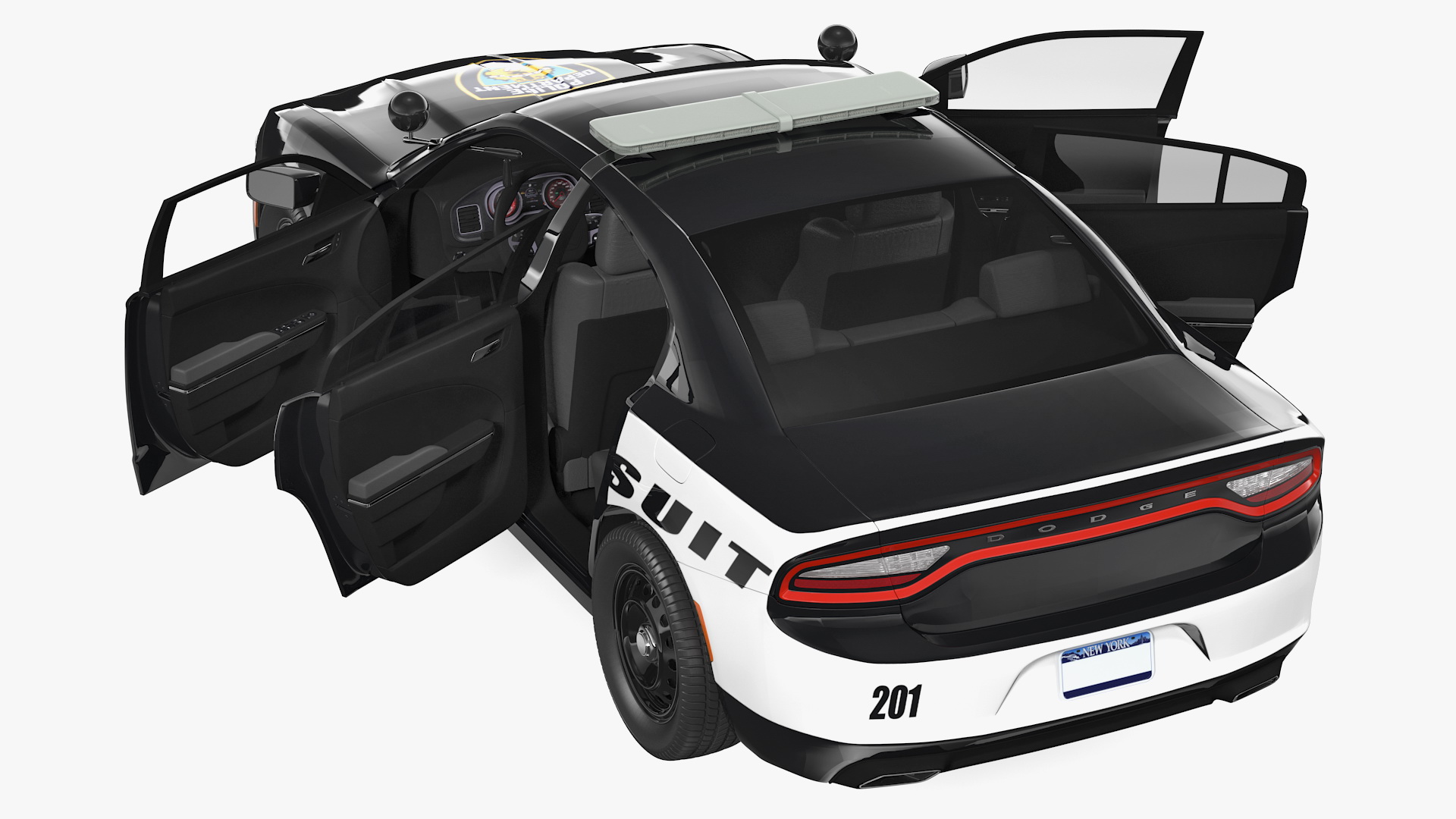 3D Police Car Generic model