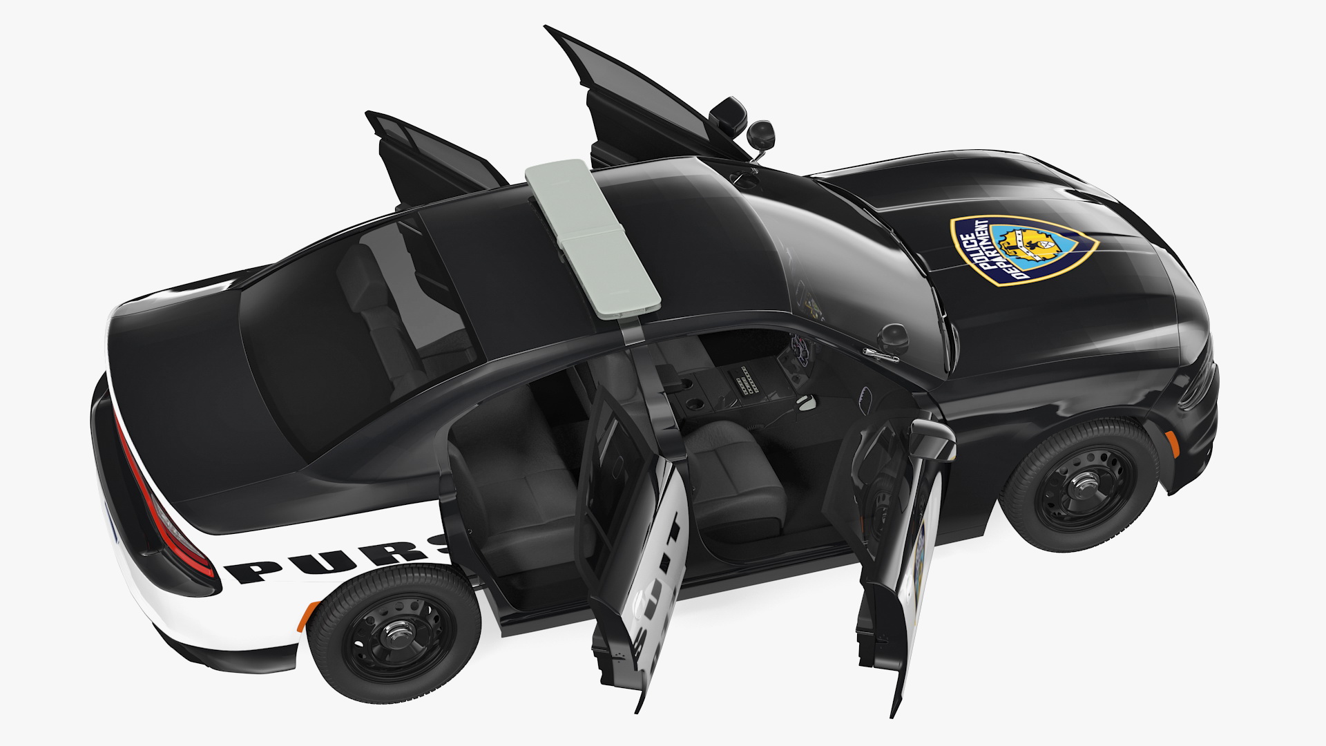 3D Police Car Generic model