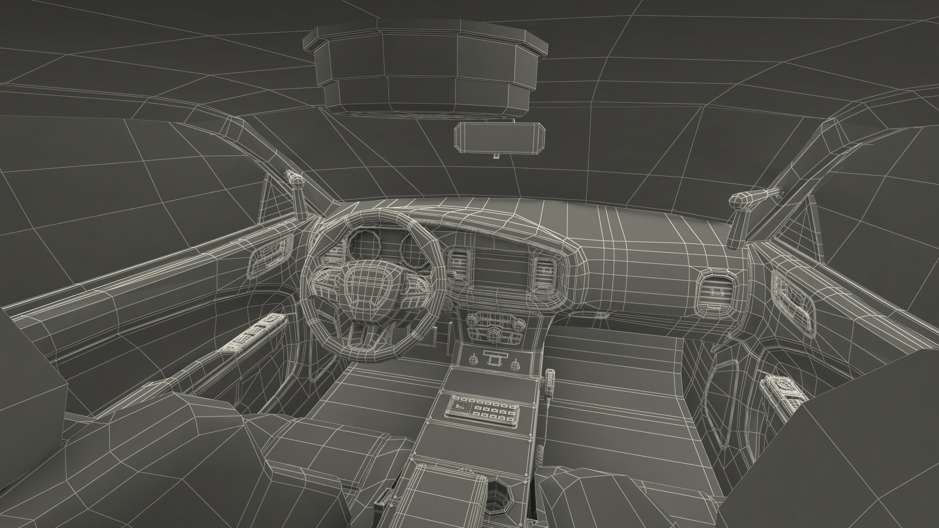 3D Police Car Generic model